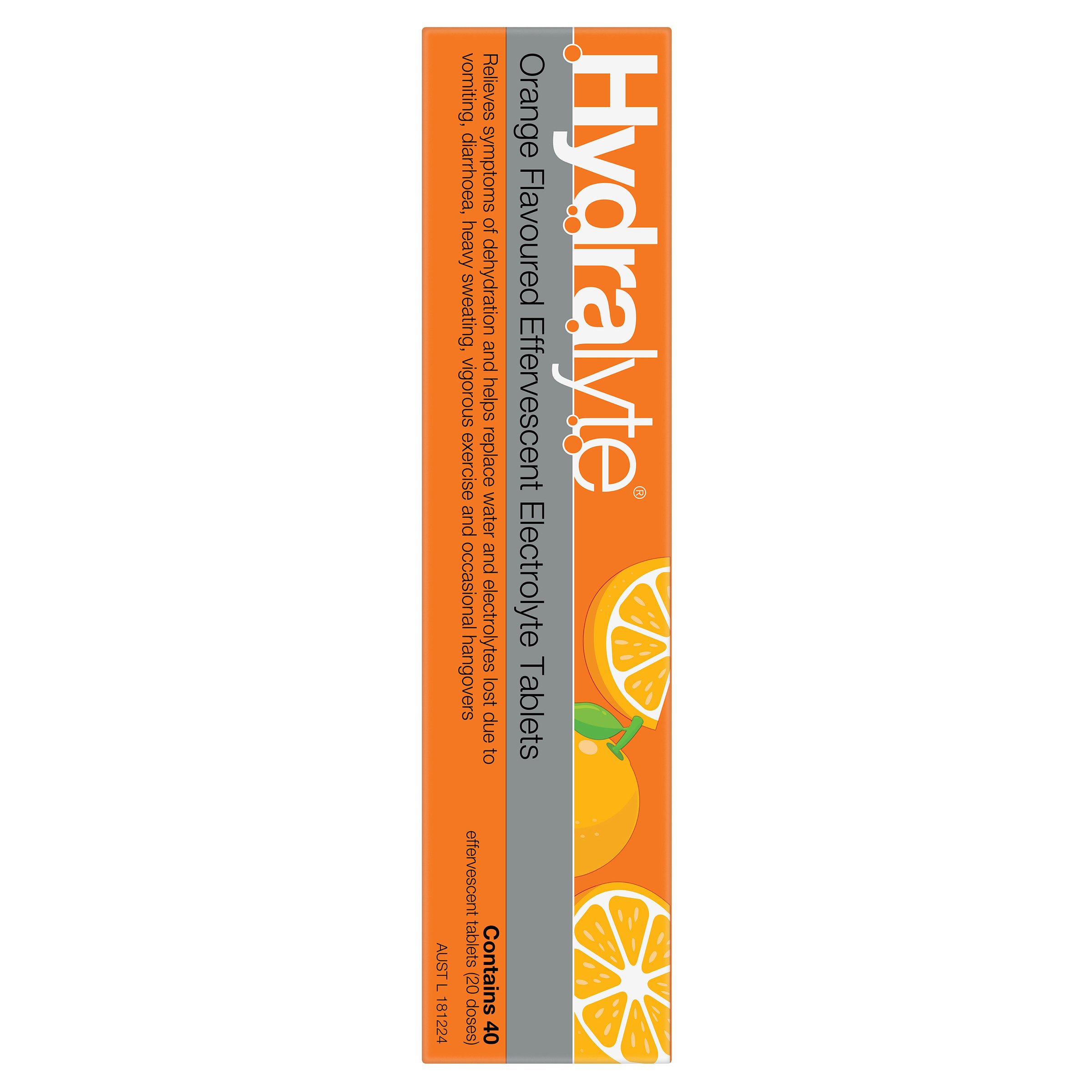 Hydralyte Effervescent Orange 40 tablets - Image 3