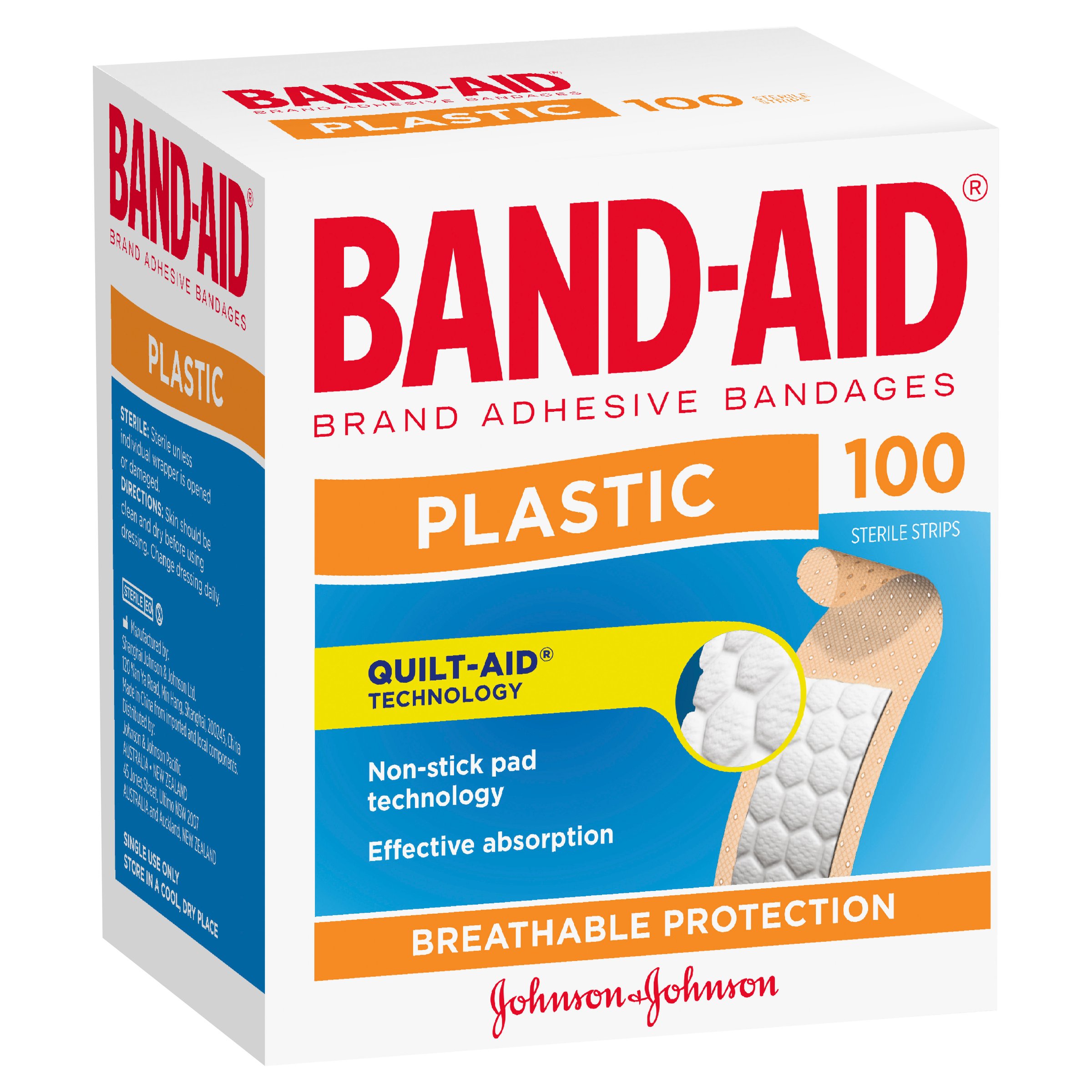 Band-Aid Plastic Strips 100 pack - Image 2