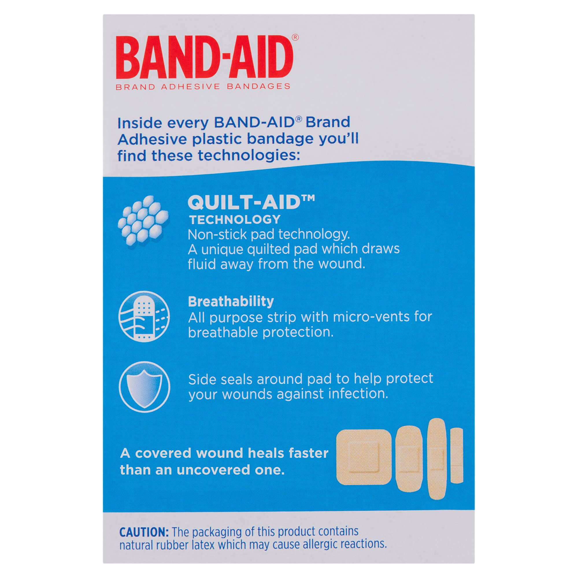 Band-Aid Assorted Shapes 50 pack - Image 2