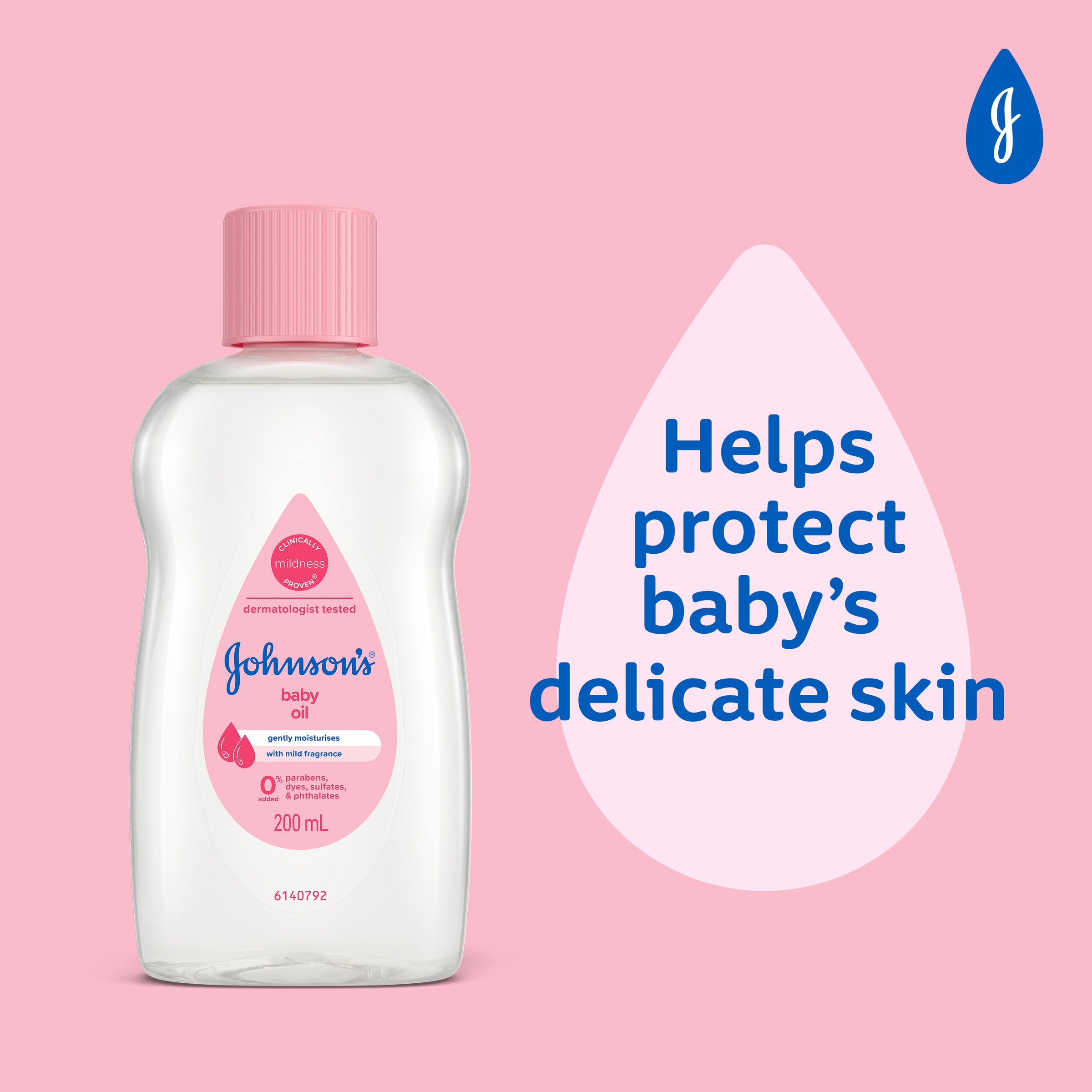 Johnson's Baby Oil 200ml - Image 3