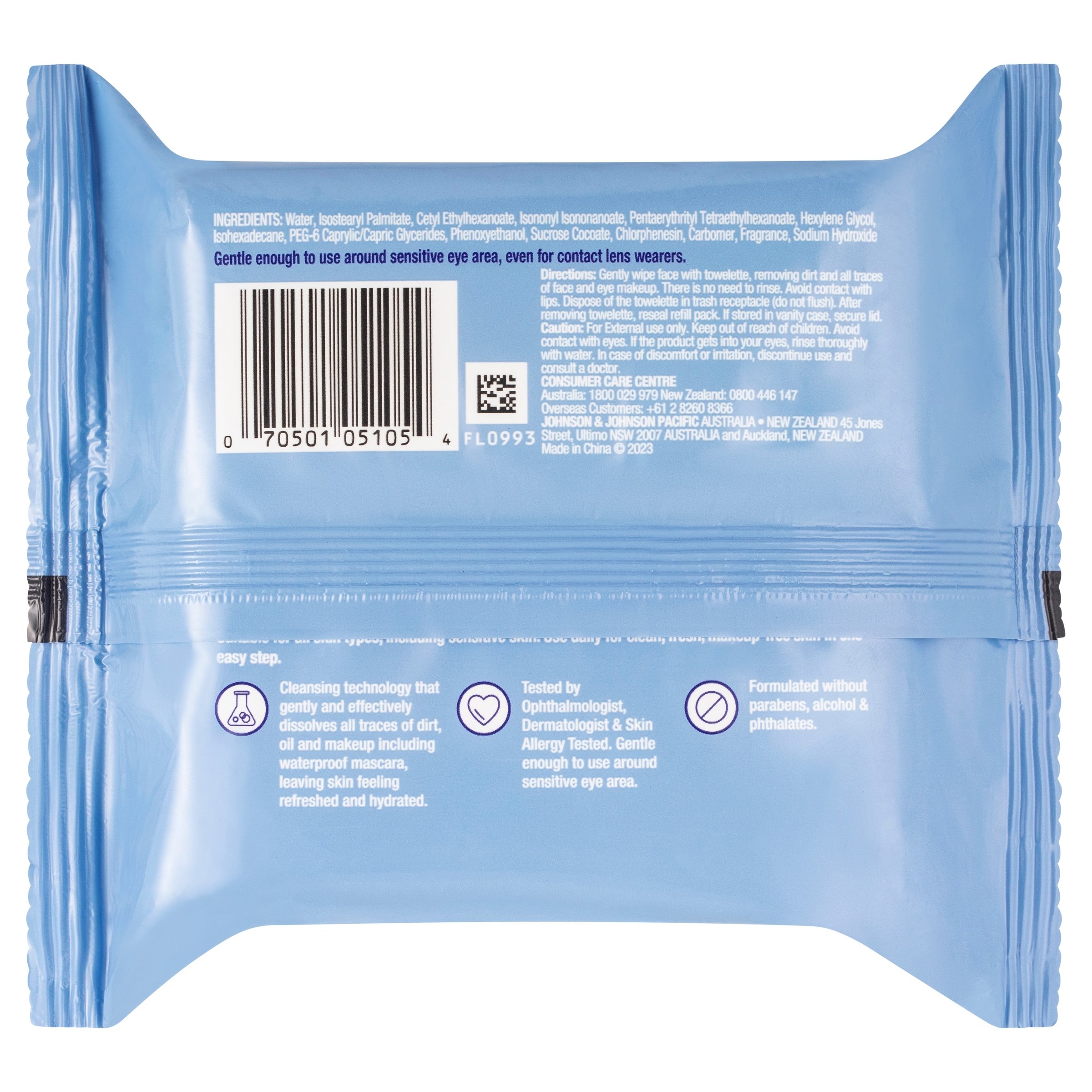 Neutrogena Makeup Remover Cleansing Towelettes 25 pack - Image 2