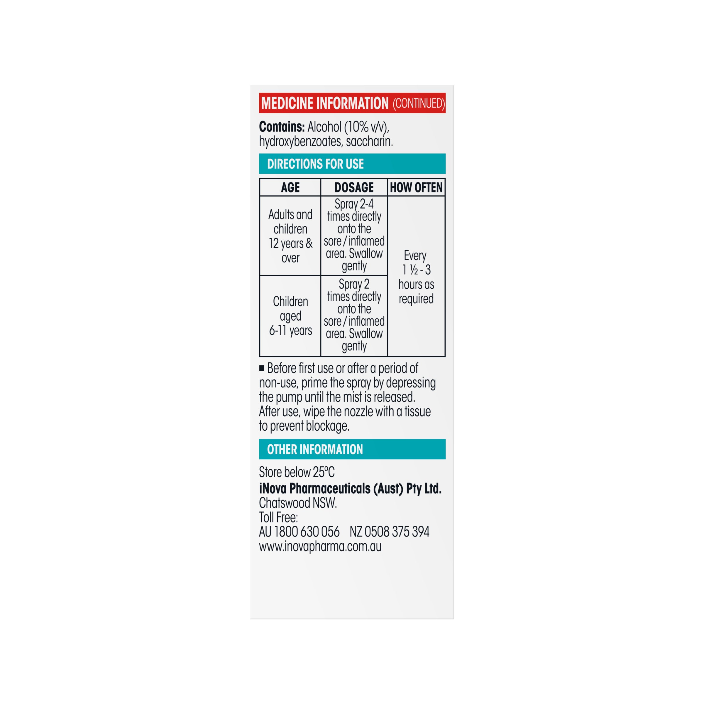 Difflam Forte Throat Spray 88 Sprays 15ml - Image 2