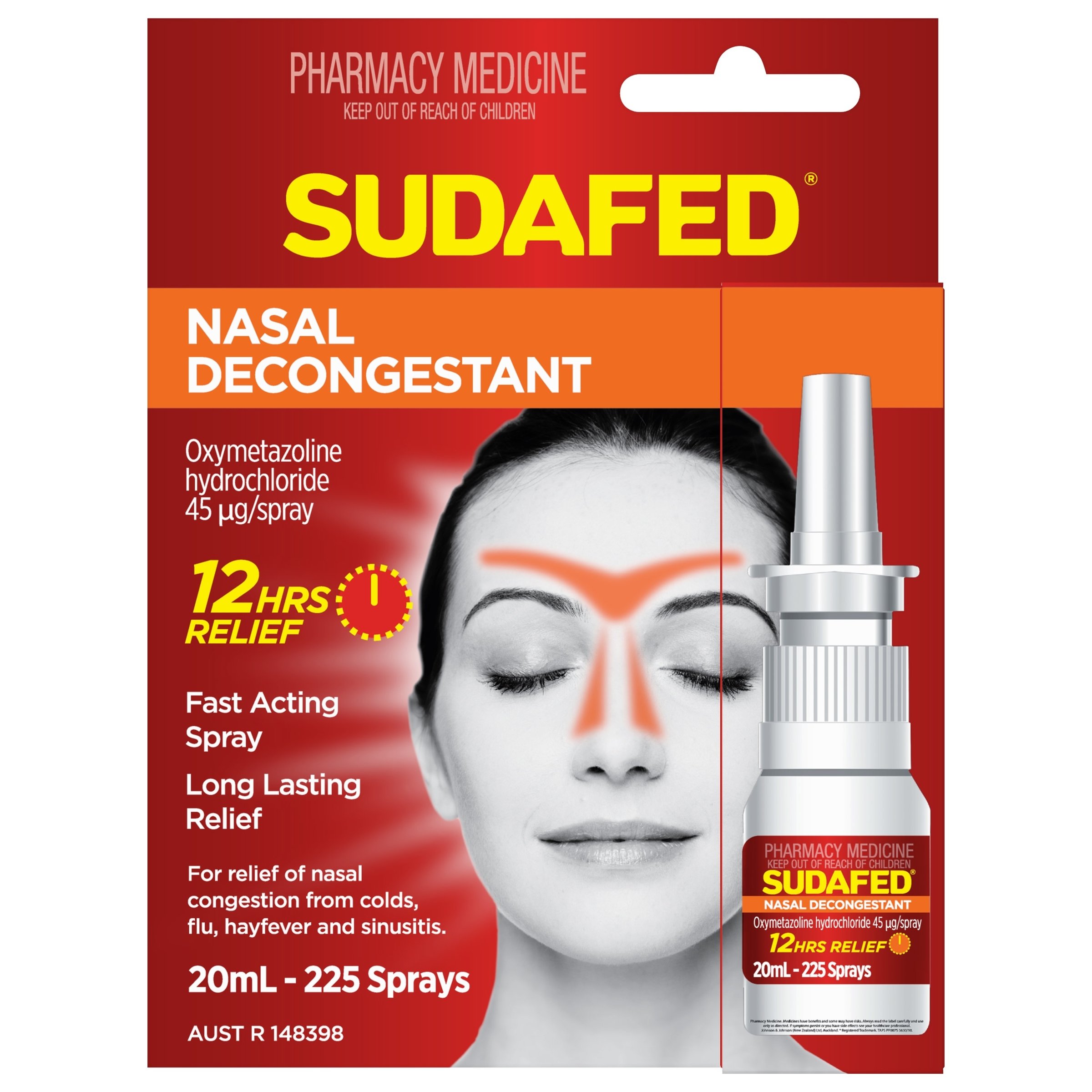 Sudafed Nasal Spray 20ml - Image 1