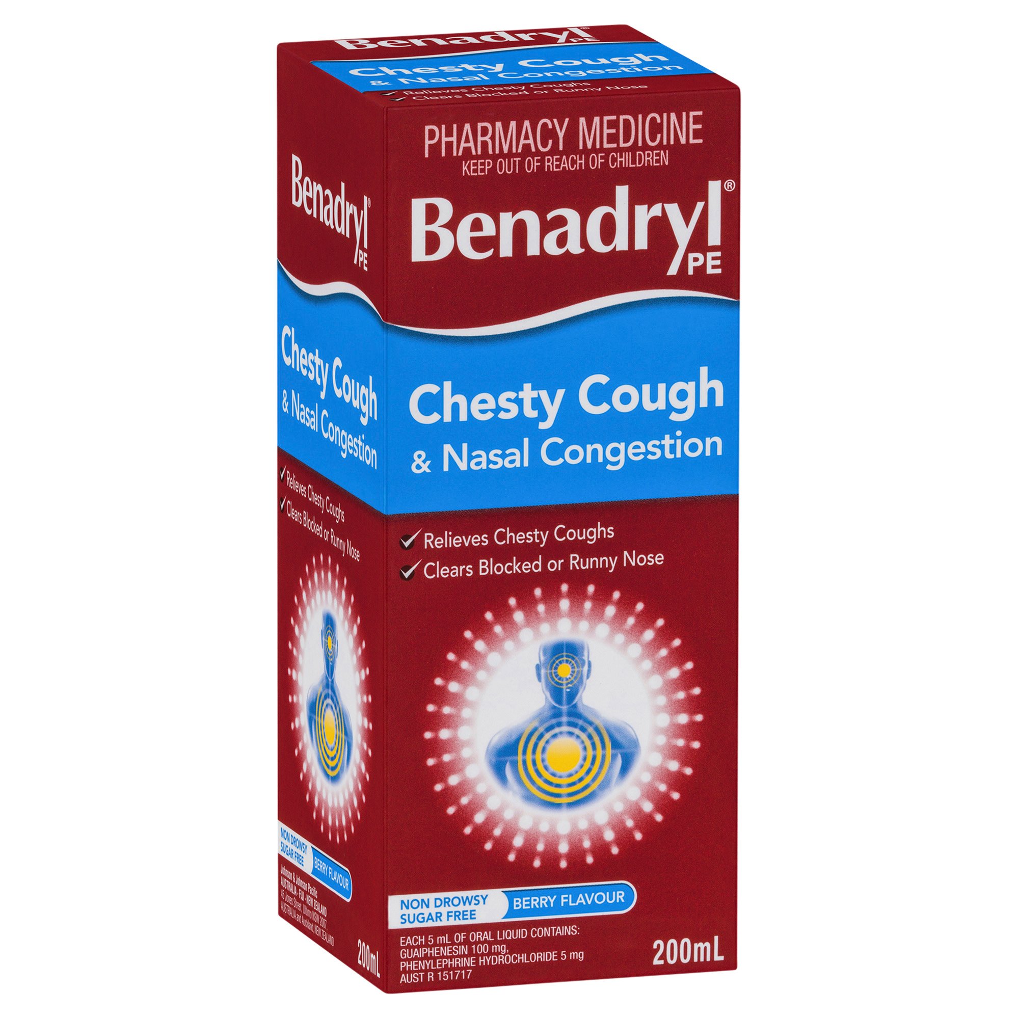 Benadryl Chesty Cough & Nasal Congestion 200ml - Image 6