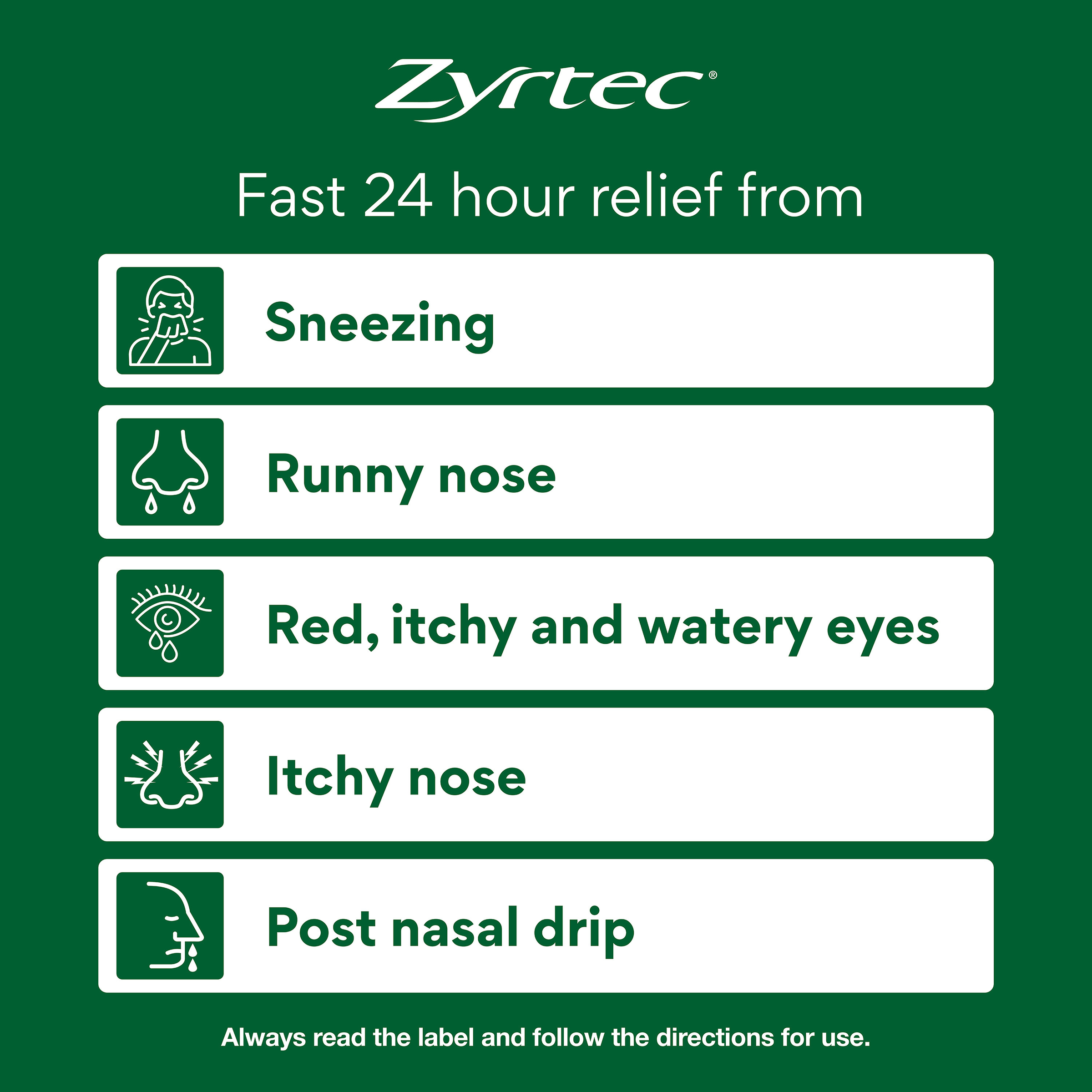 Zyrtec 10mg - 30 tablets - Image 4