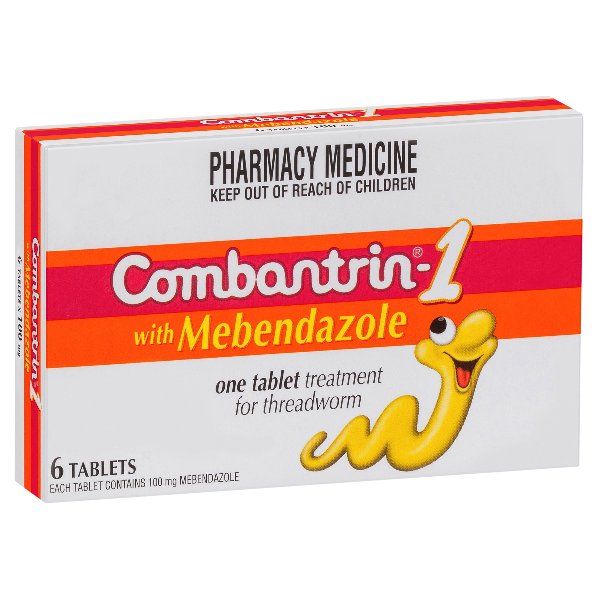 Combantrin 1 With Mebendazole 6 tablets - Image 6