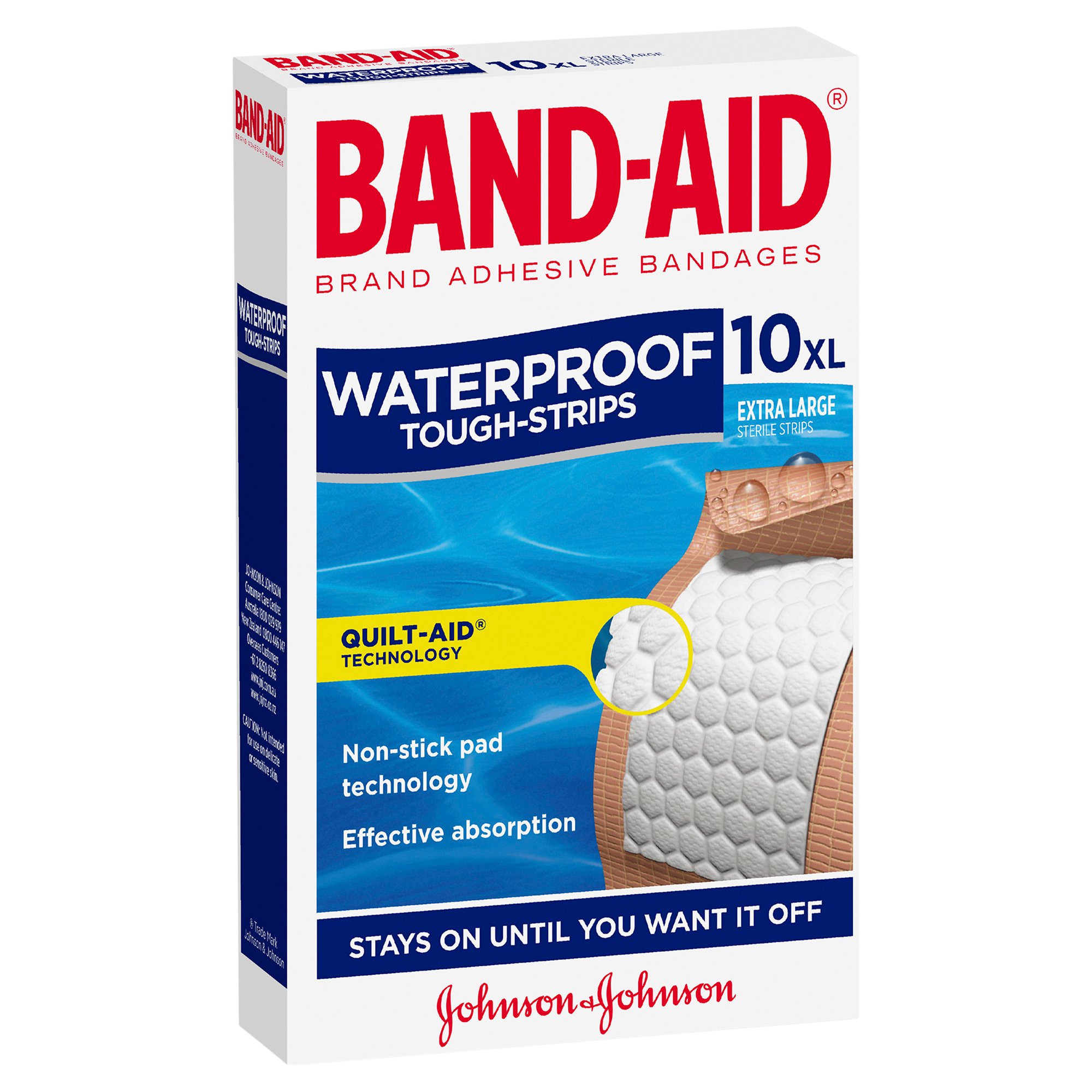 Band-Aid Tough Strips Waterproof Extra Large 10 pack - Image 5
