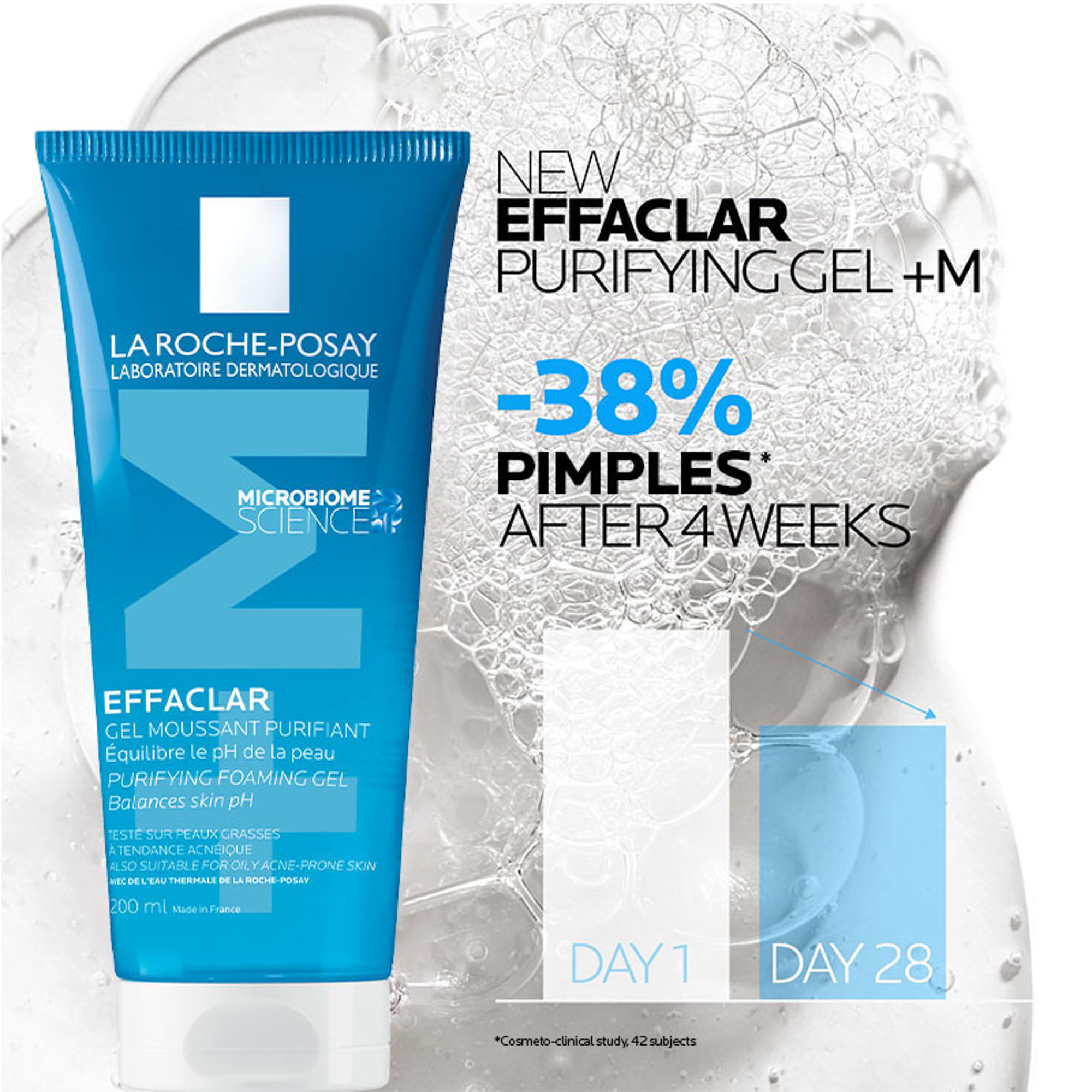 La Roche-Posay Effaclar Foaming Gel M 200ml - Image 3