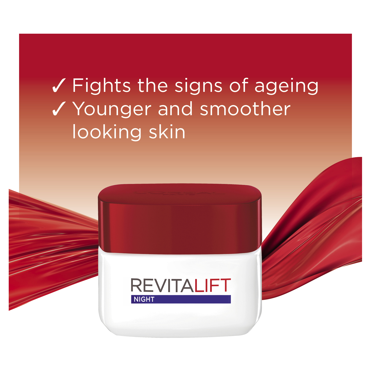 L'Oreal Paris Revitalift Night Cream Anti-Wrinkle + Firming 50ml - Image 5