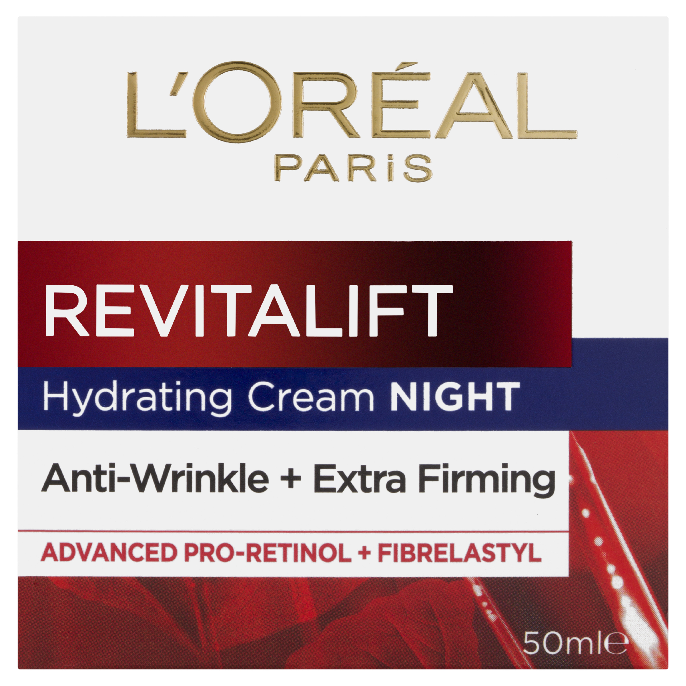L'Oreal Paris Revitalift Night Cream Anti-Wrinkle + Firming 50ml - Image 7