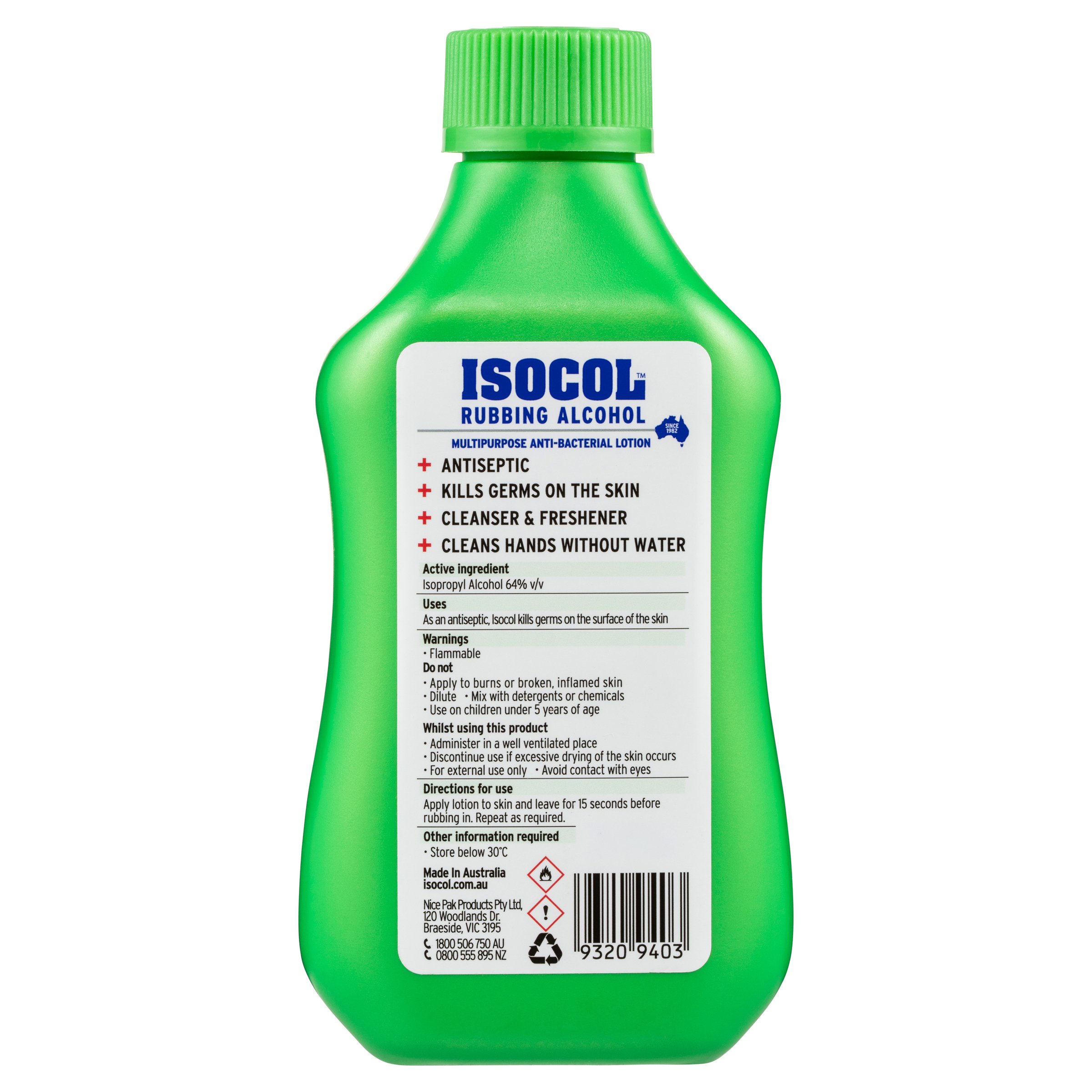 Isocol Multi Purpose Antibacterial Solution 345ml - Image 2