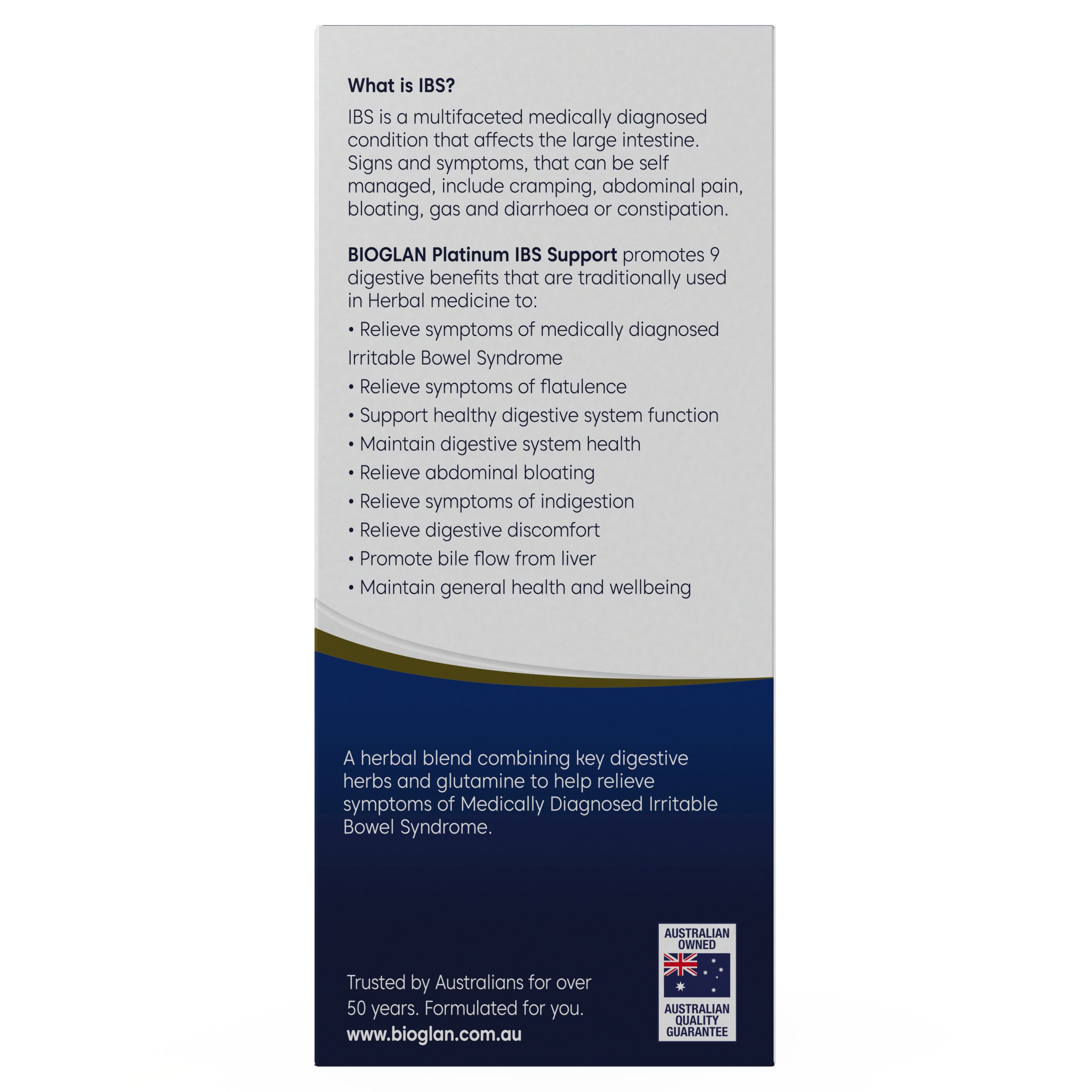 Bioglan IBS Support 50 tablets - Image 4