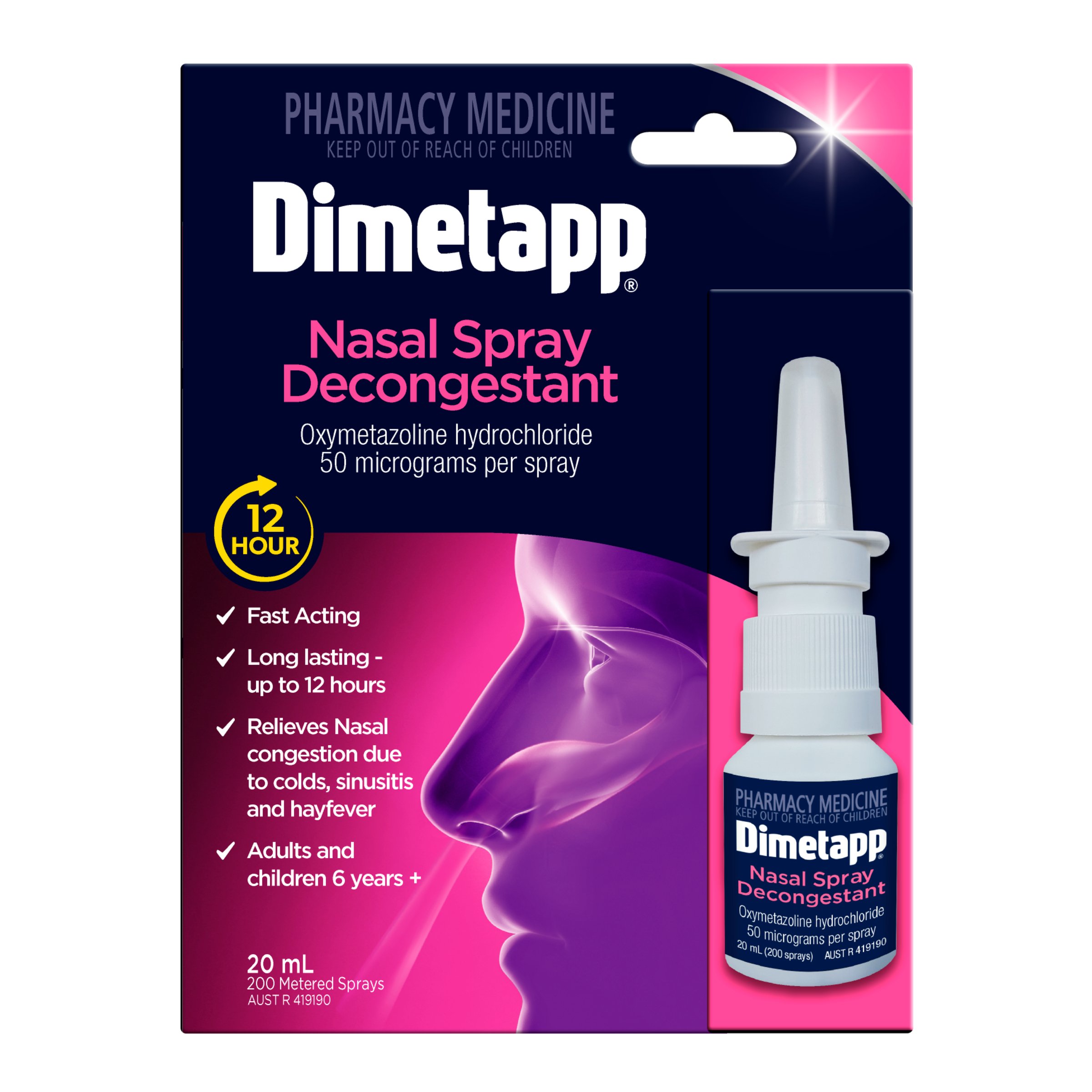 Dimetapp 12 Hour Nasal Spray 20ml - Image 2