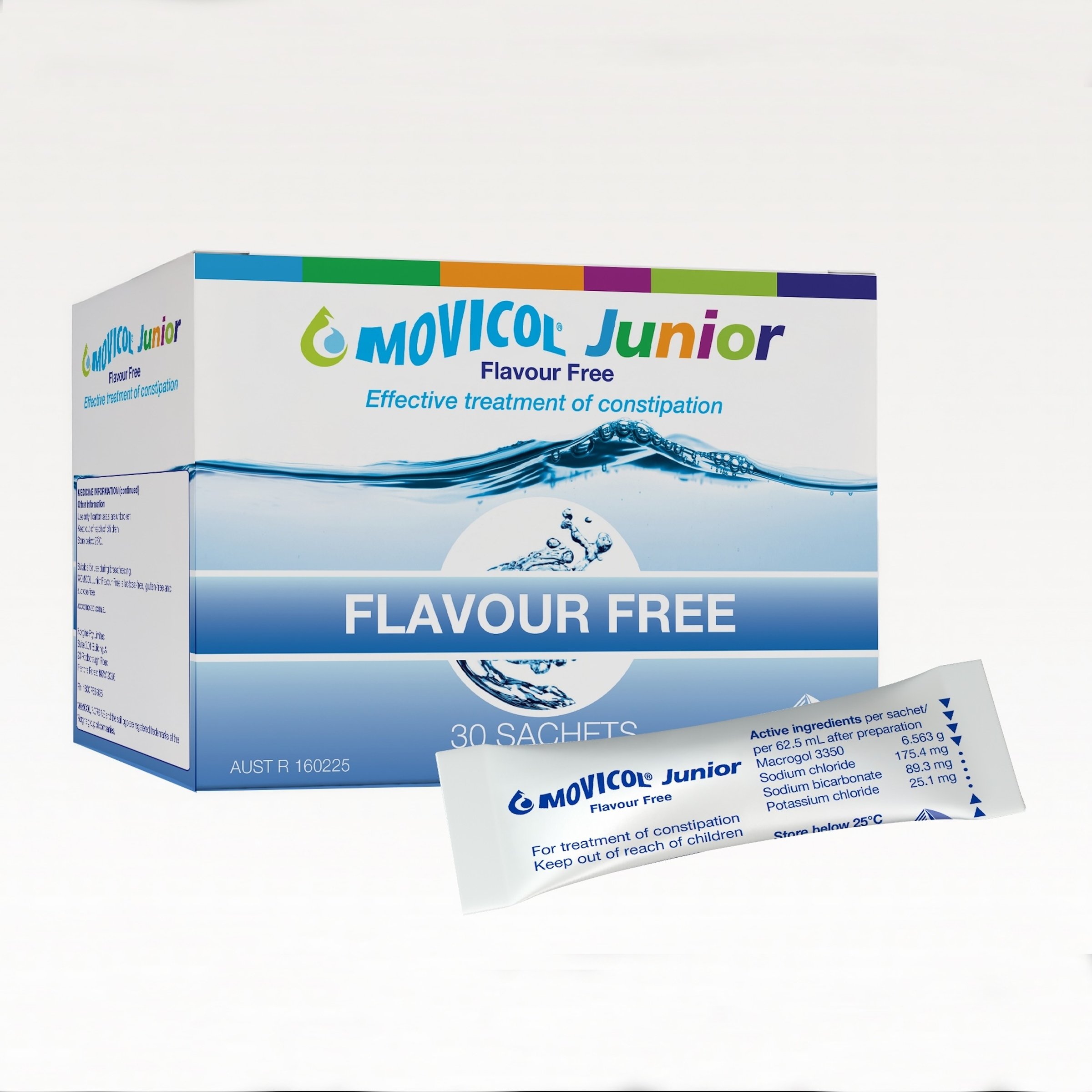 MOVICOL Powder Junior Flavour Free 30 sachets - Image 1