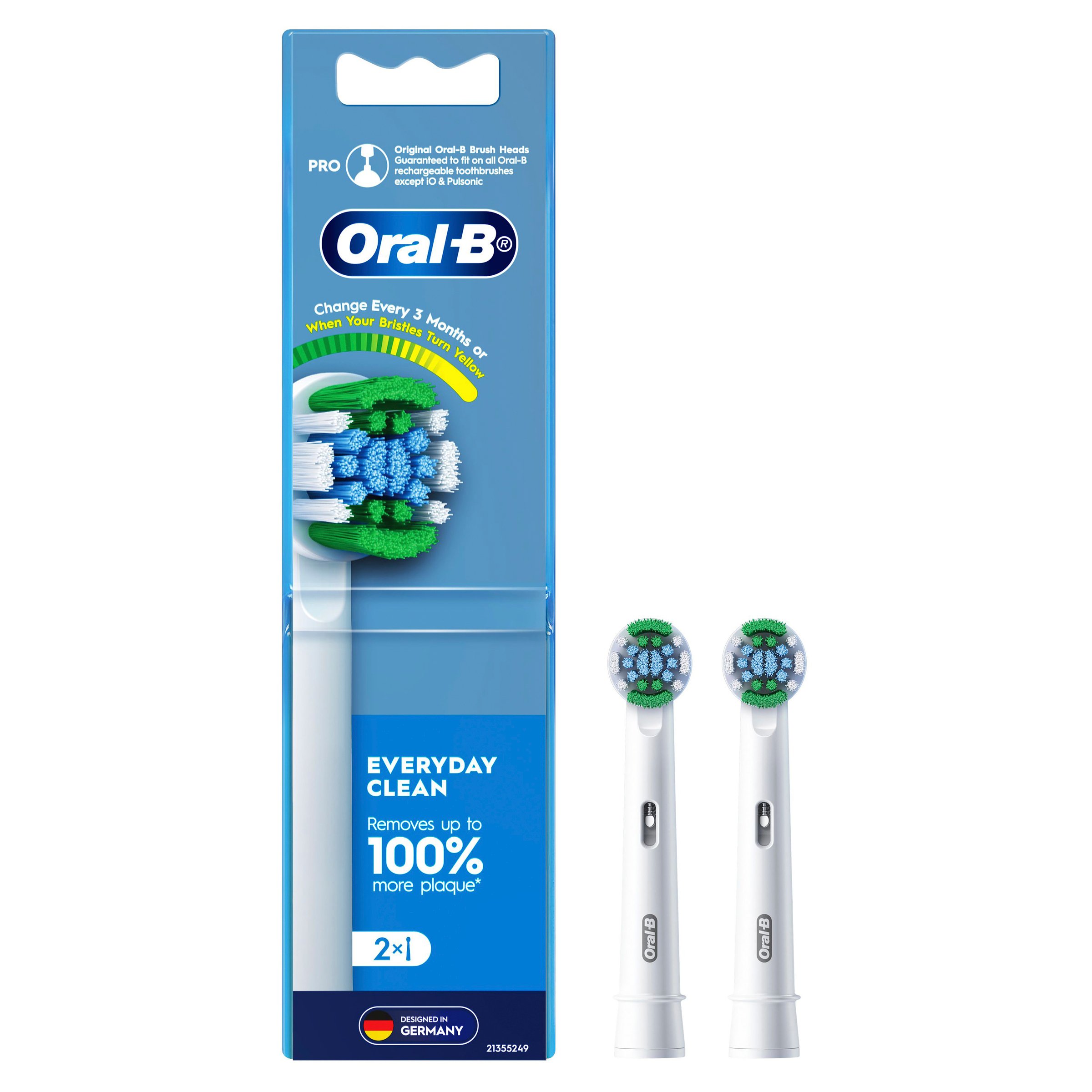 Oral-B Everyday Clean Electric Toothbrush Replacement Head 2 Pack - Image 11