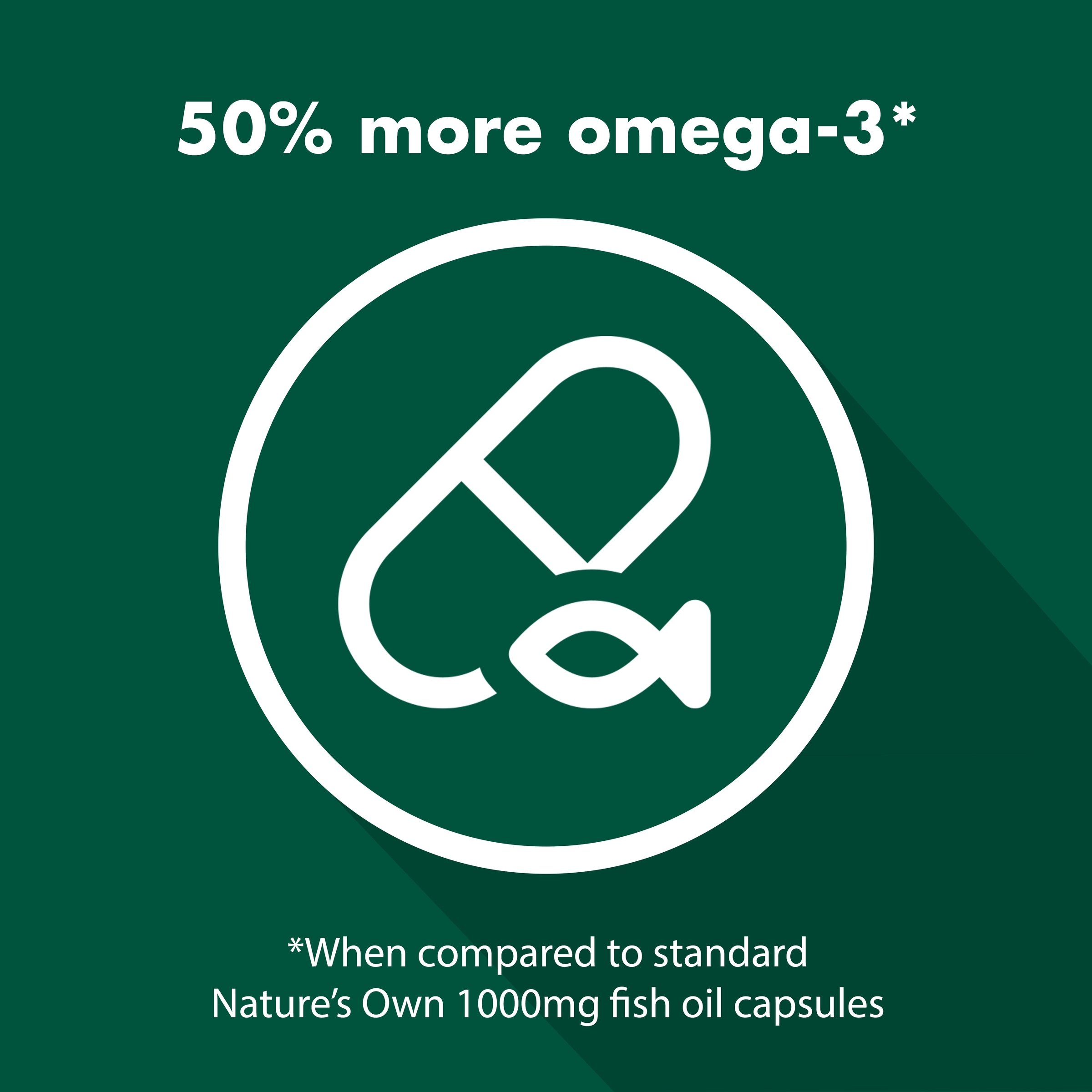 Nature's Own Odourless Fish Oil 1500mg - 200 capsules - Image 7