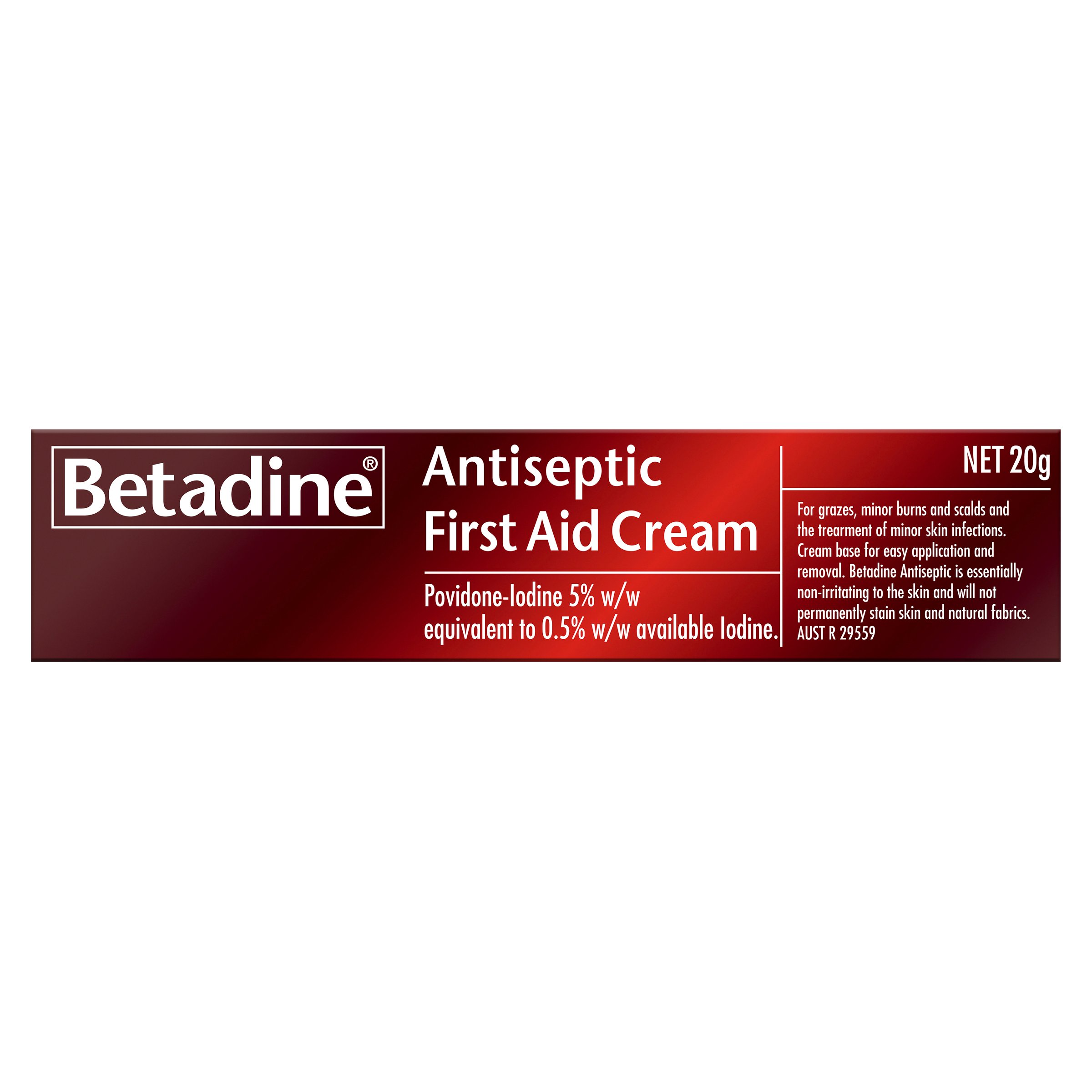 Betadine First Aid Cream 20g - Image 4