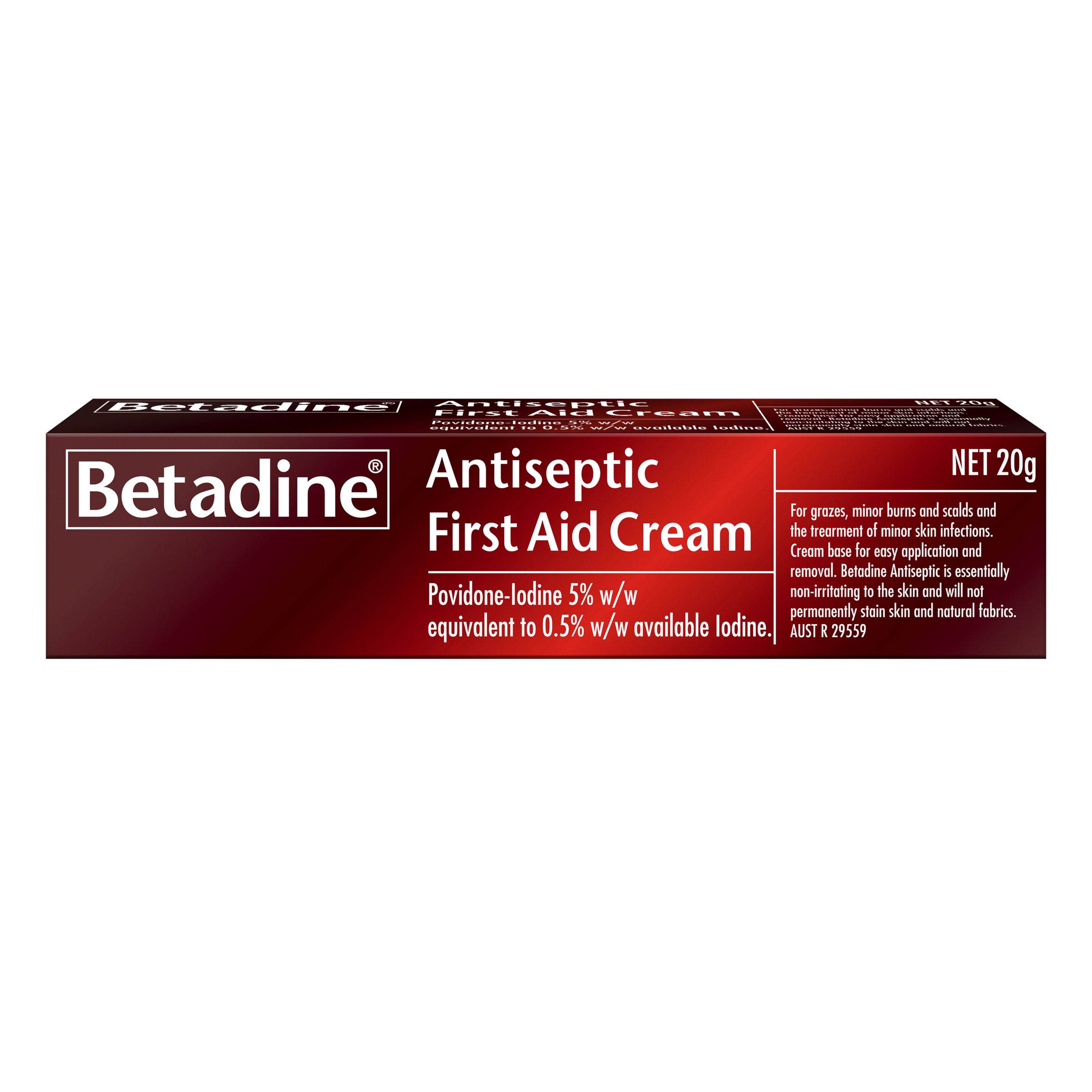 Betadine First Aid Cream 20g - Image 1