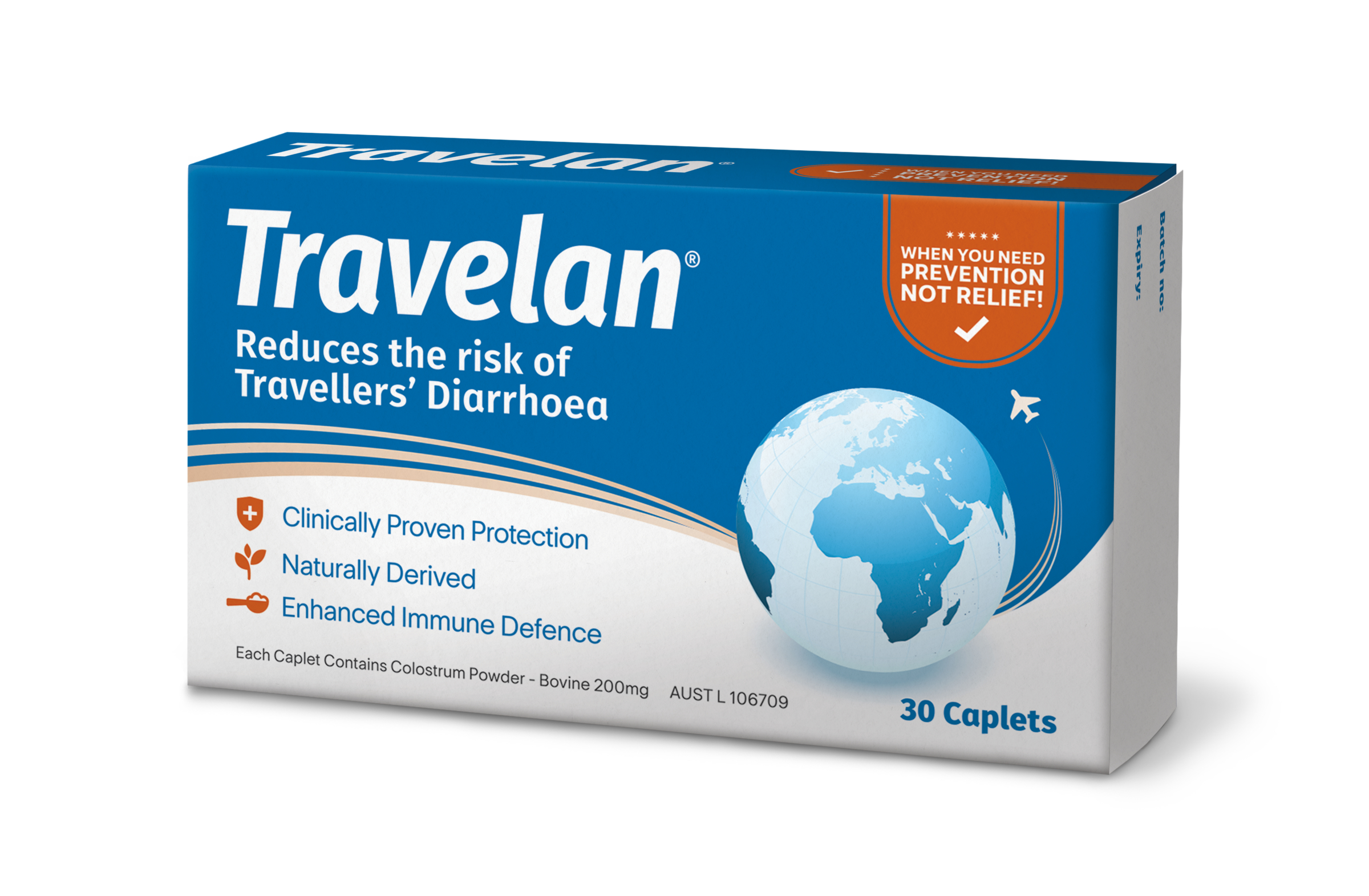 Travelan Travellers’ Diarrhoea Protection 30 caplets - Image 3