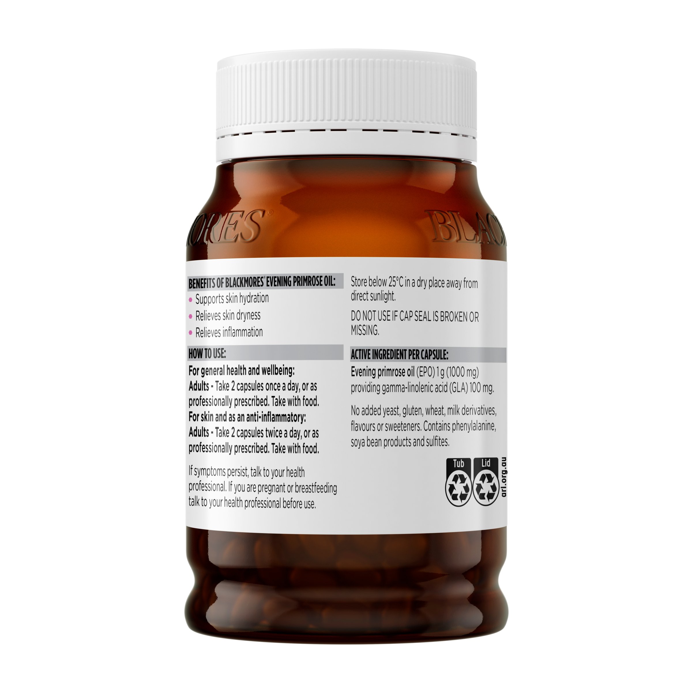 Blackmores Evening Primrose Oil 190 capsules - Image 3