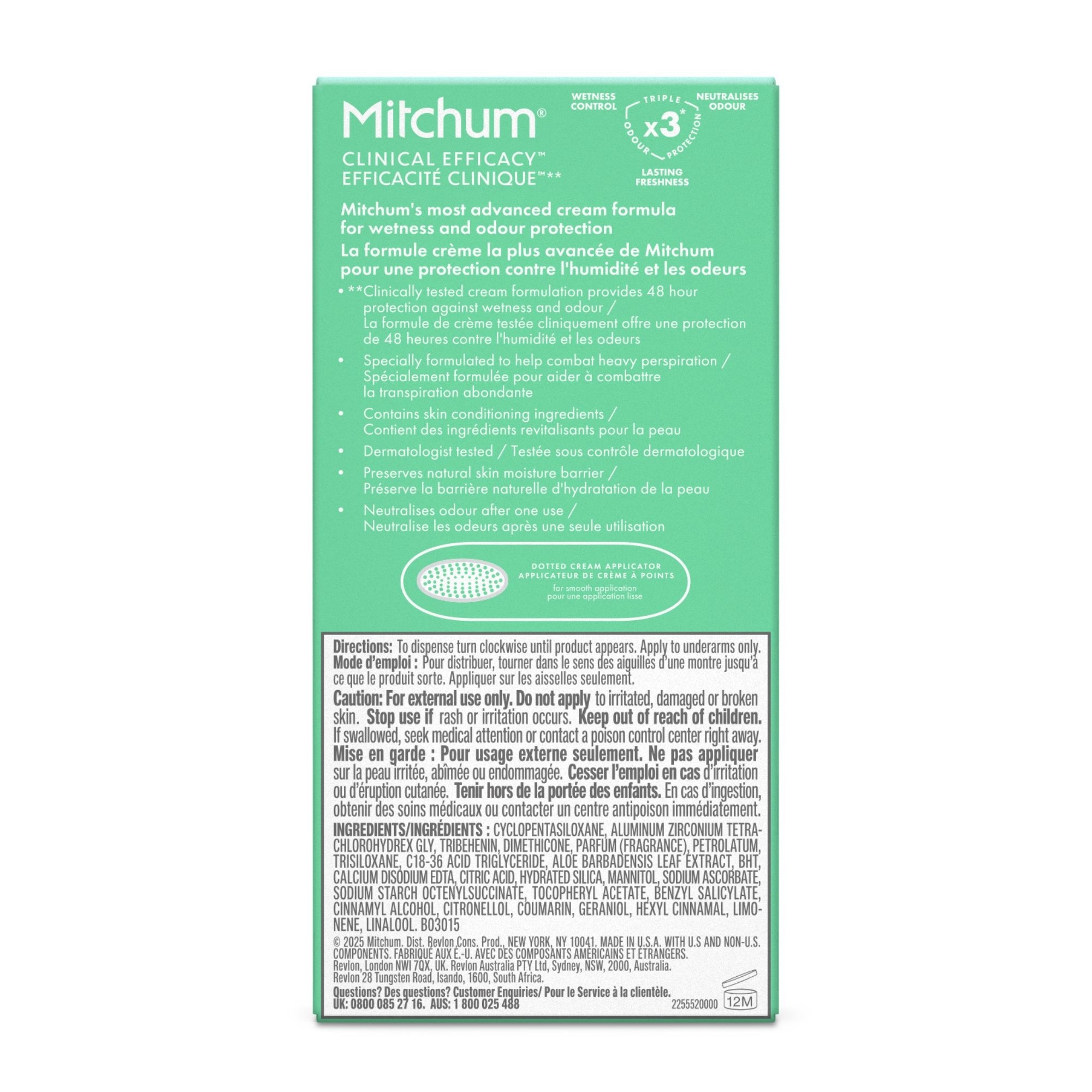 Mitchum Clinical Anti Perspirant & Deodorant Powder Fresh For Women 45g - Image 2