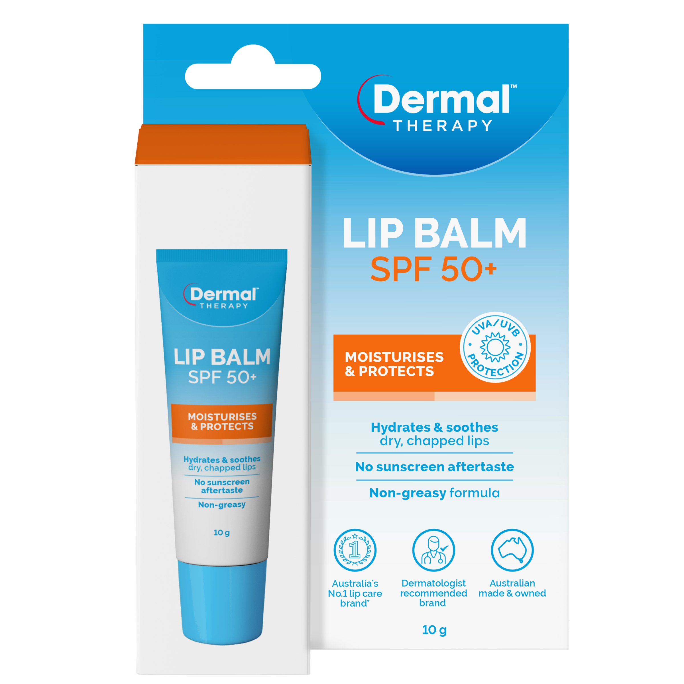 Dermal Therapy Lip Balm SPF 50+ - 10g - Image 1