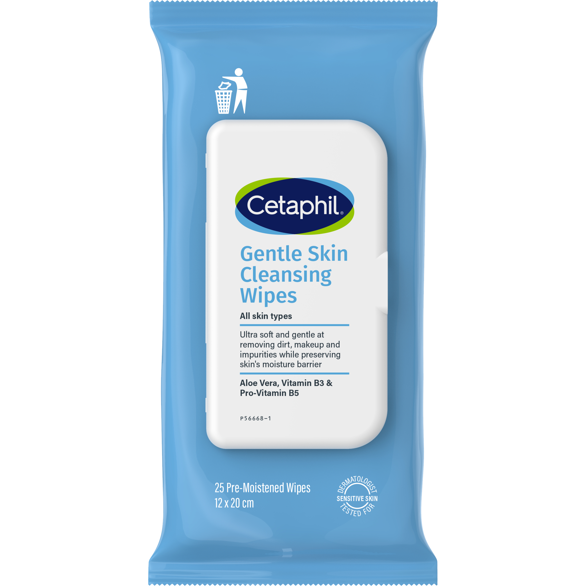 Cetaphil Gentle Cleansing Cloths 25 wipes - Image 1