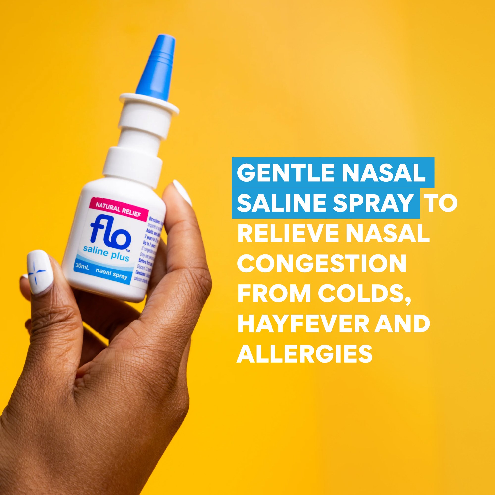 FLO Saline Plus Nasal Spray 30ml - Image 6