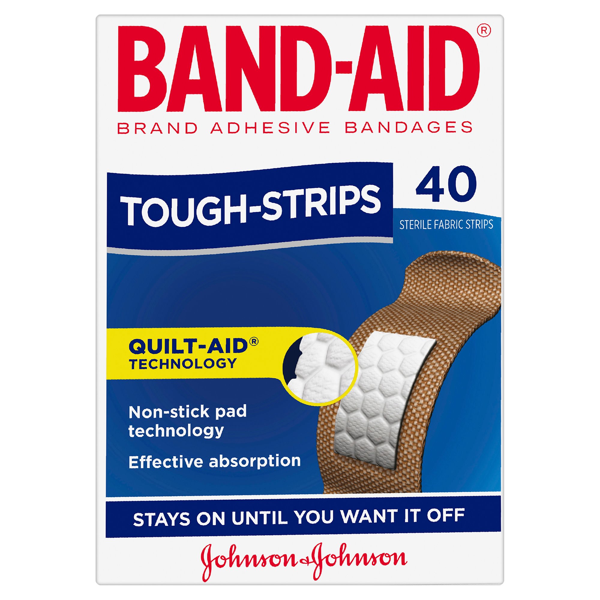 Band-Aid Tough Strips 40 pack - Image 1