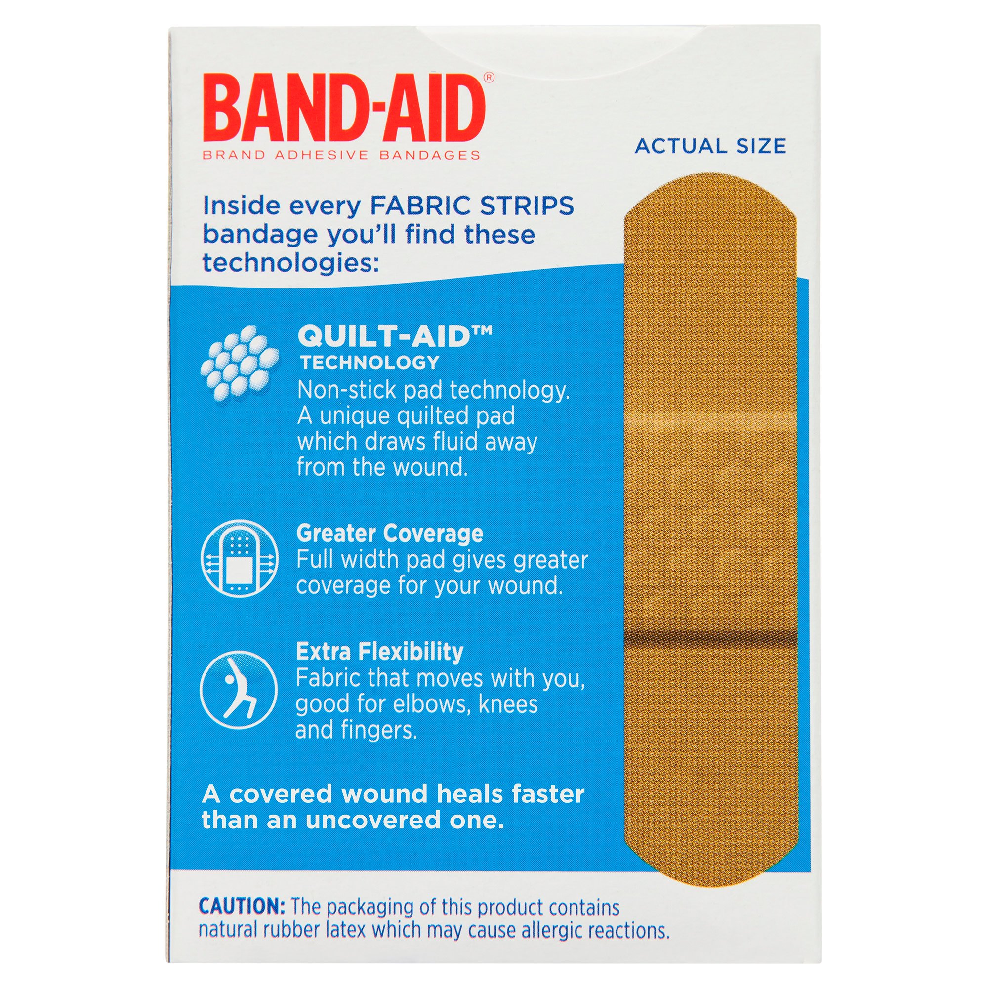 Band-Aid Fabric Adhesive Strips 50 pack - Image 2