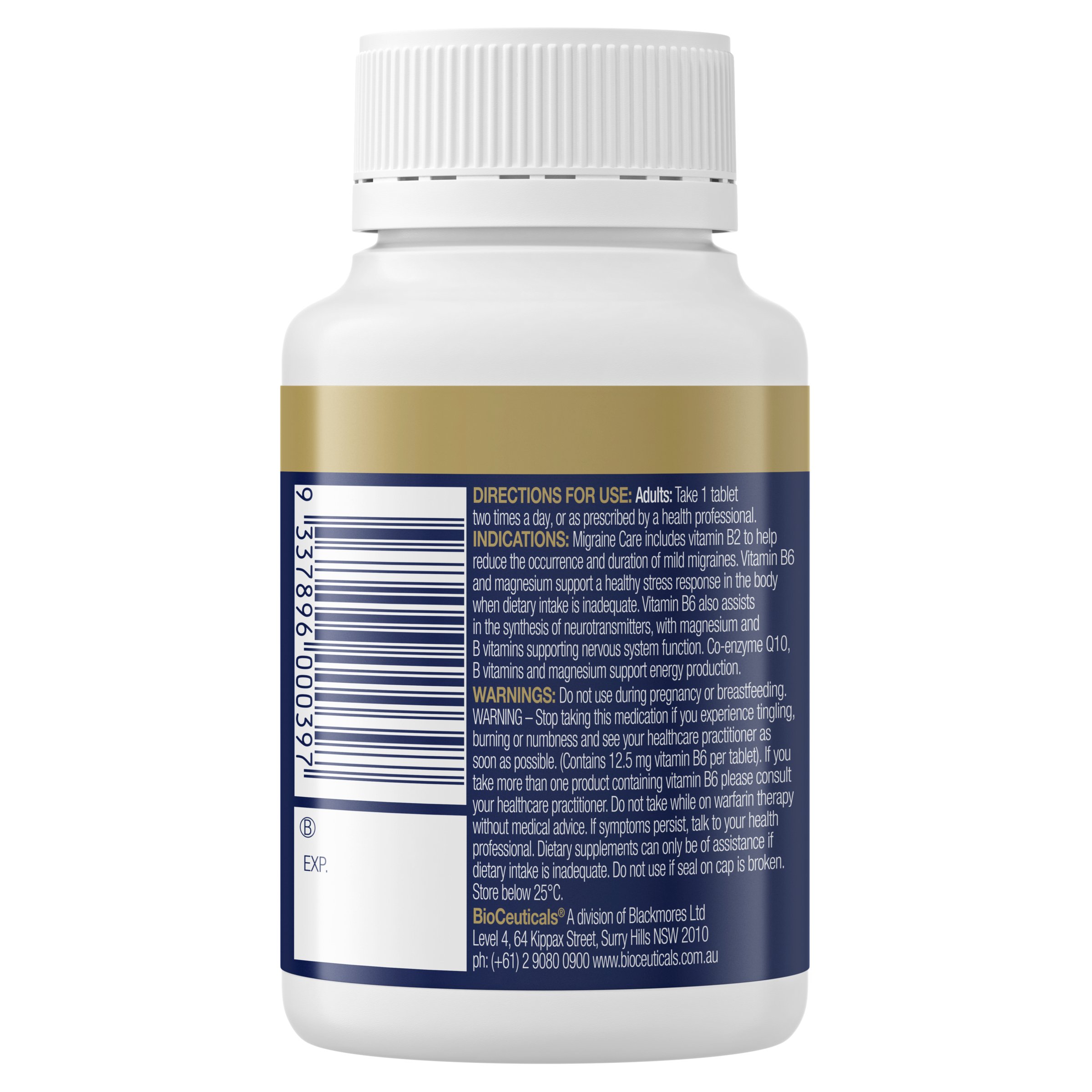 BioCeuticals Migraine Care 60 tablets - Image 3