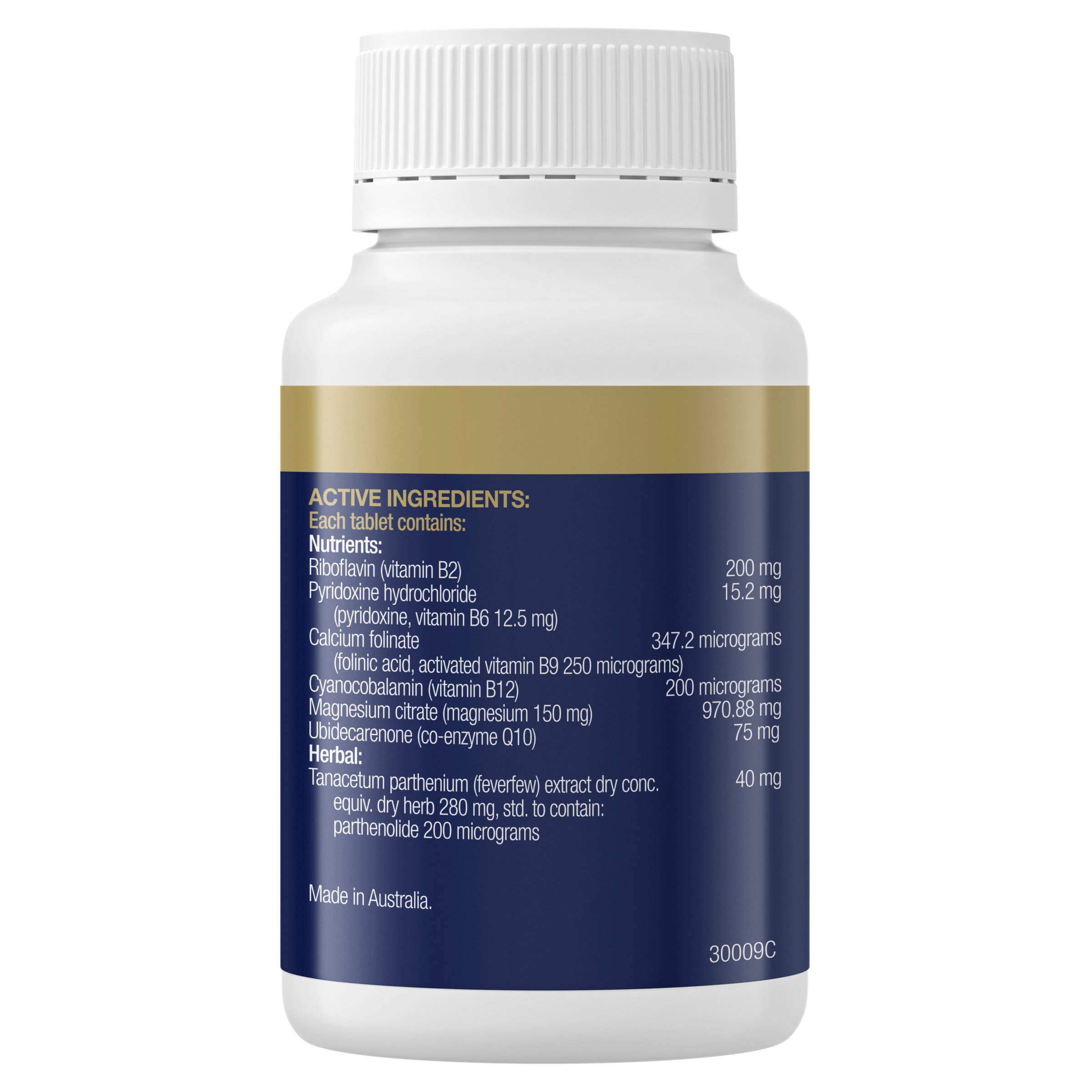 BioCeuticals Migraine Care 60 tablets - Image 2