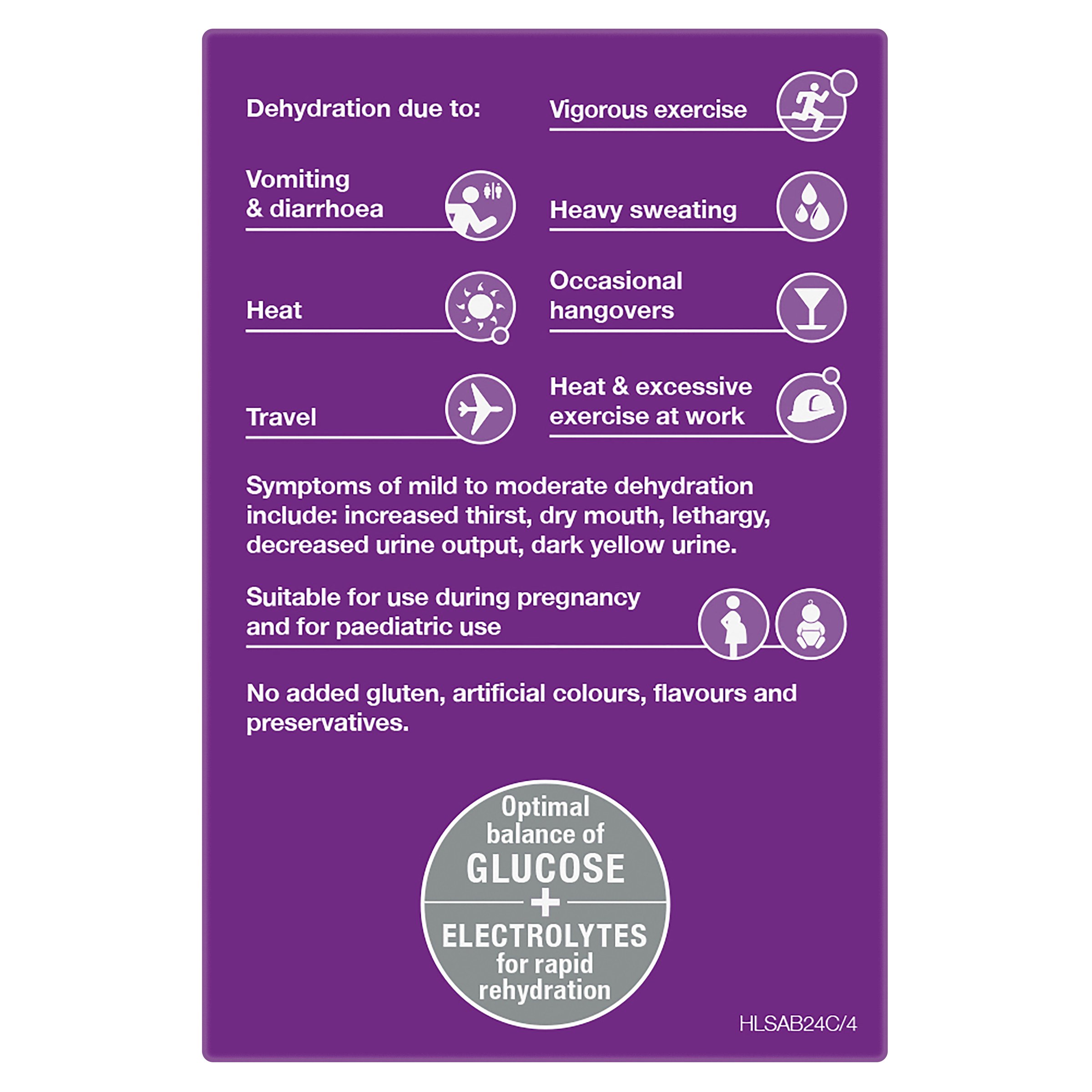 Hydralyte Electrolyte Powder Apple/Blackcurrant Value pack 24 Sachets - Image 3