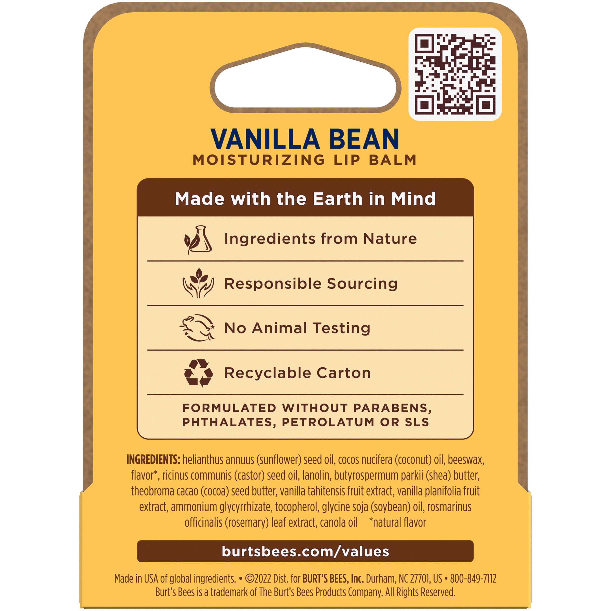 Burt's Bees Lip Balm Vanilla Bean 4.25g - Image 2