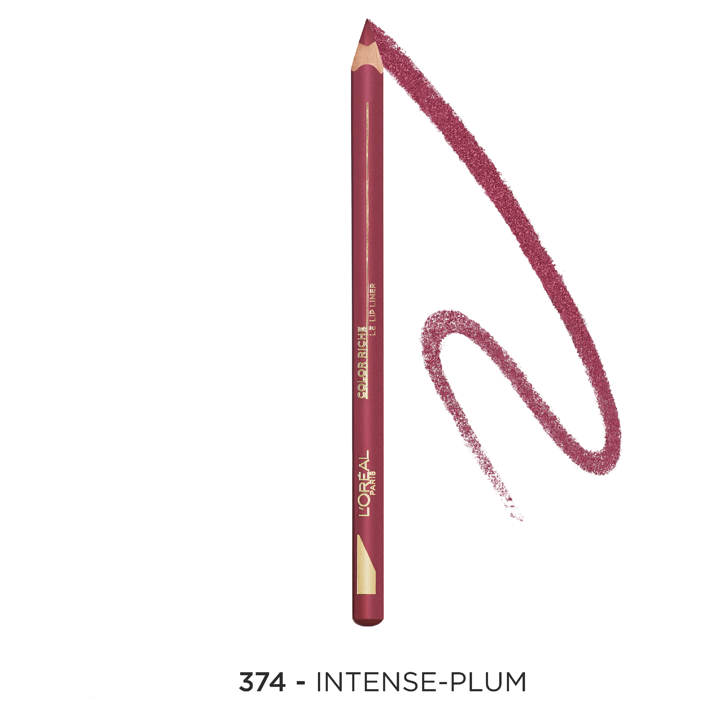 L'Oreal Paris Colour Riche Lipliner 374 Intense Plum 1.2g - Image 4