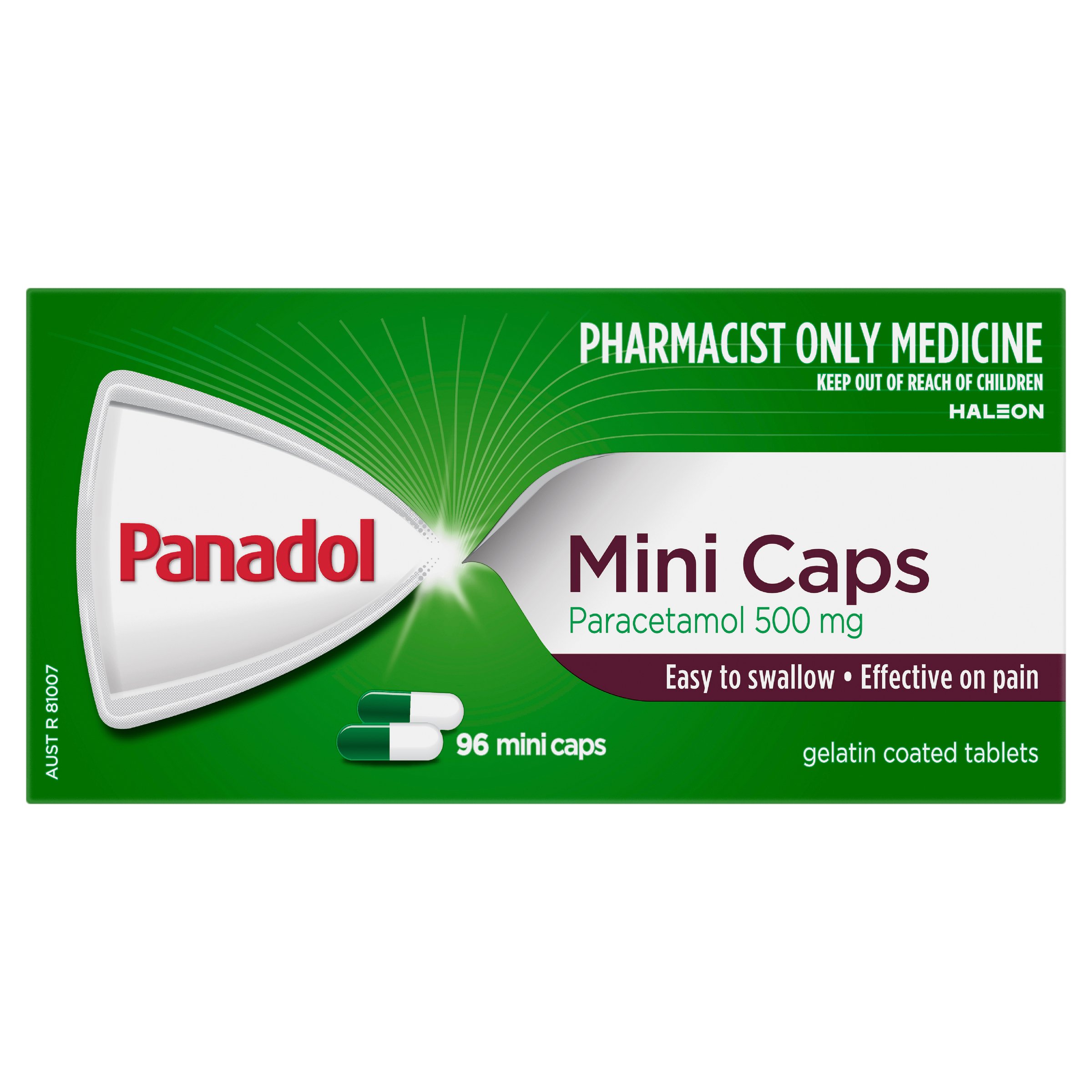 Panadol Mini Caps 96 caplets - Image 1