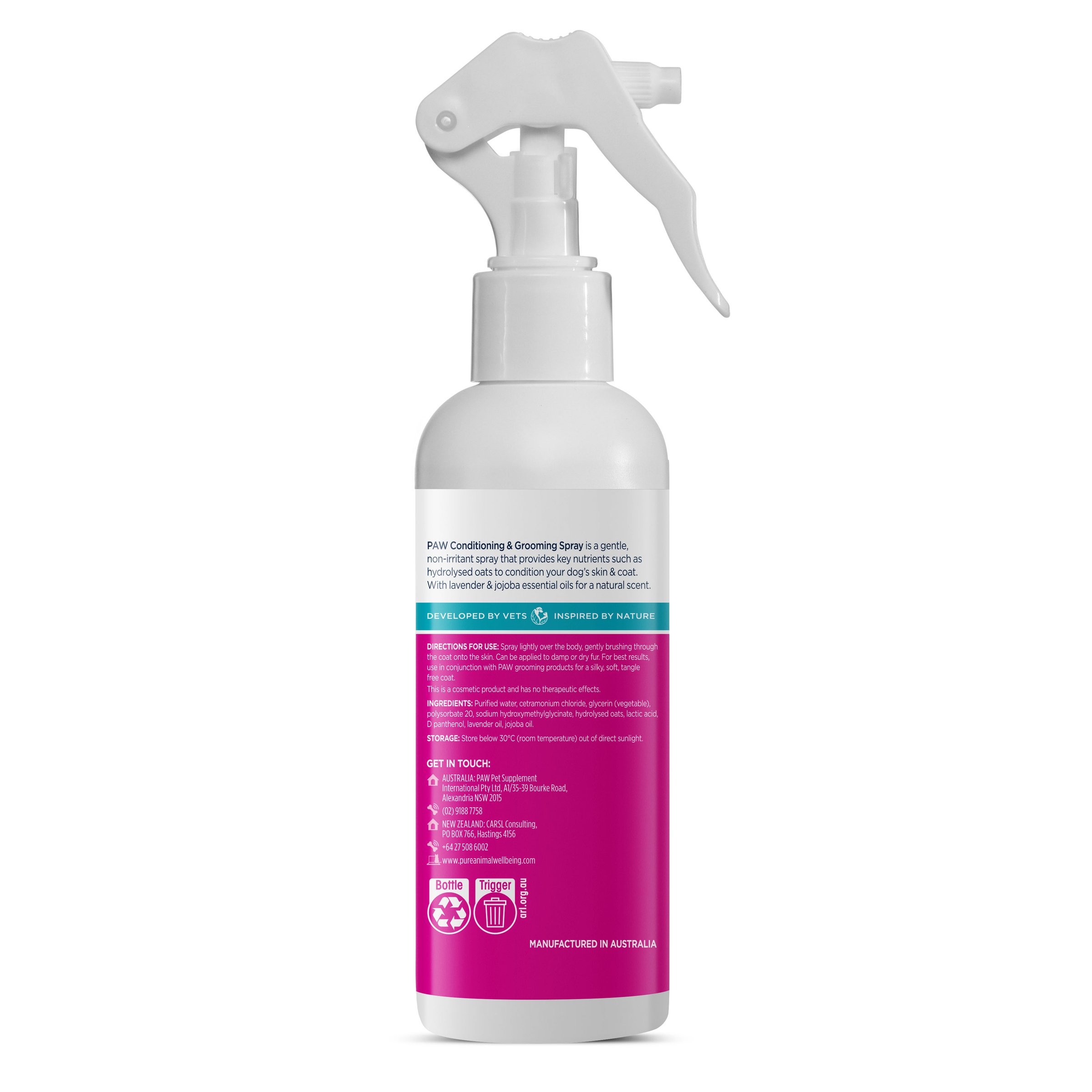 PAW Lavender Groom Spray 200ml - Image 2