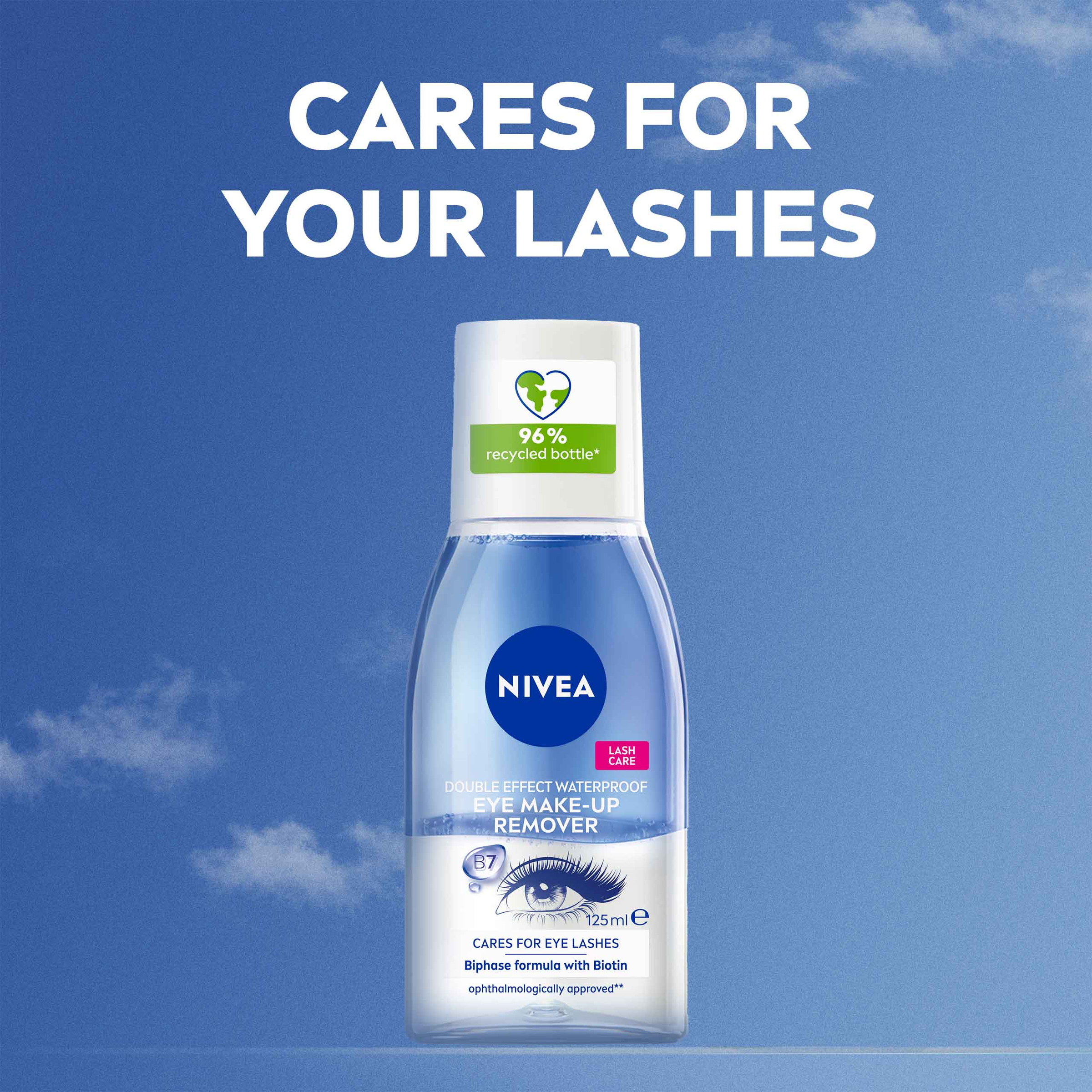 Nivea Daily Essentials Double Effect Eye Make-Up Remover 125ml - Image 4
