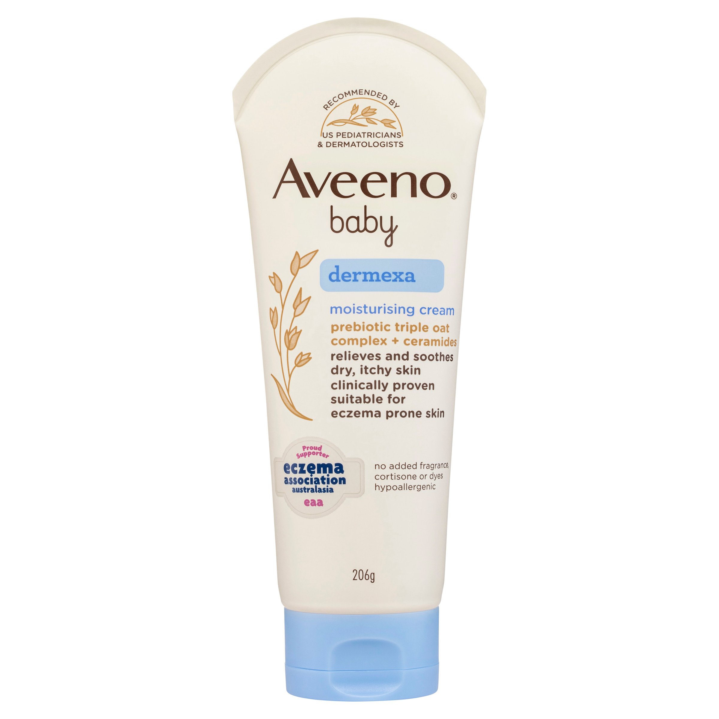 Aveeno Baby Dermexa Moisturising Cream 206g - Image 1