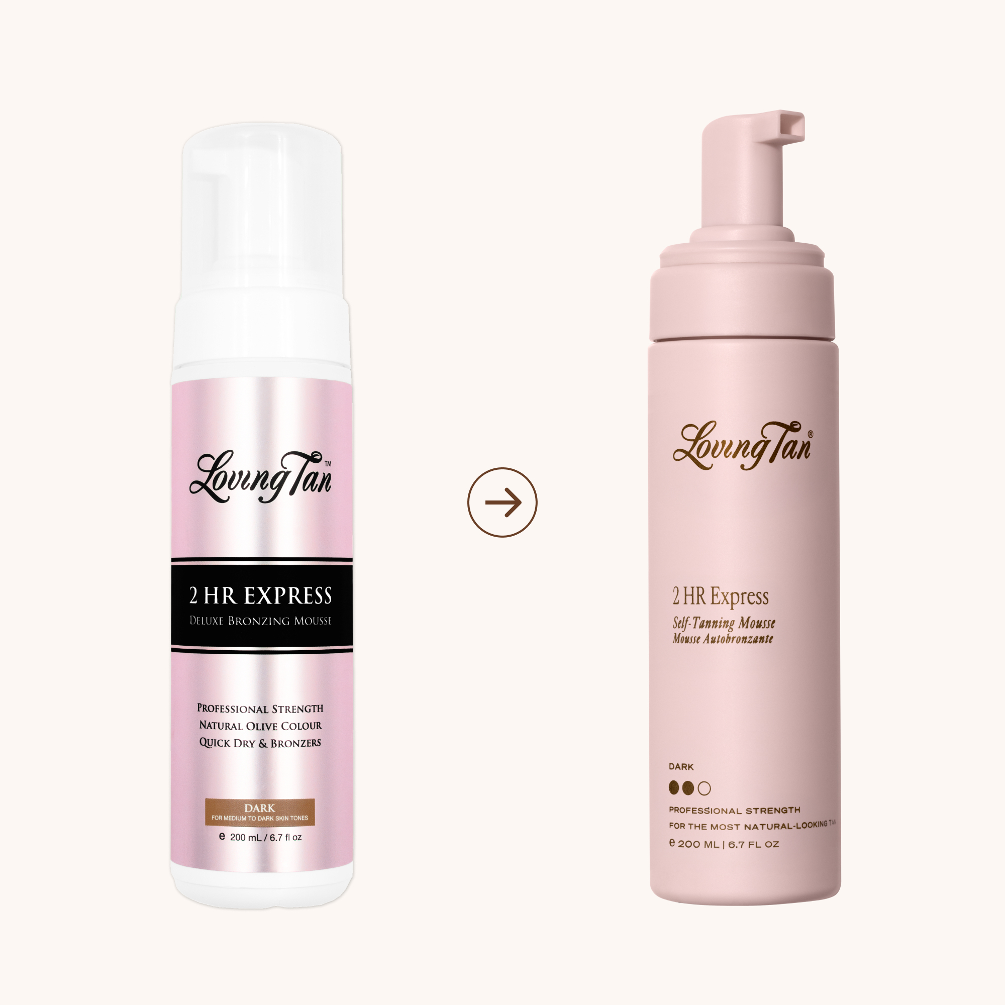Loving Tan 2 Hour Express Dark Bronzing Mousse 200ml - Image 2
