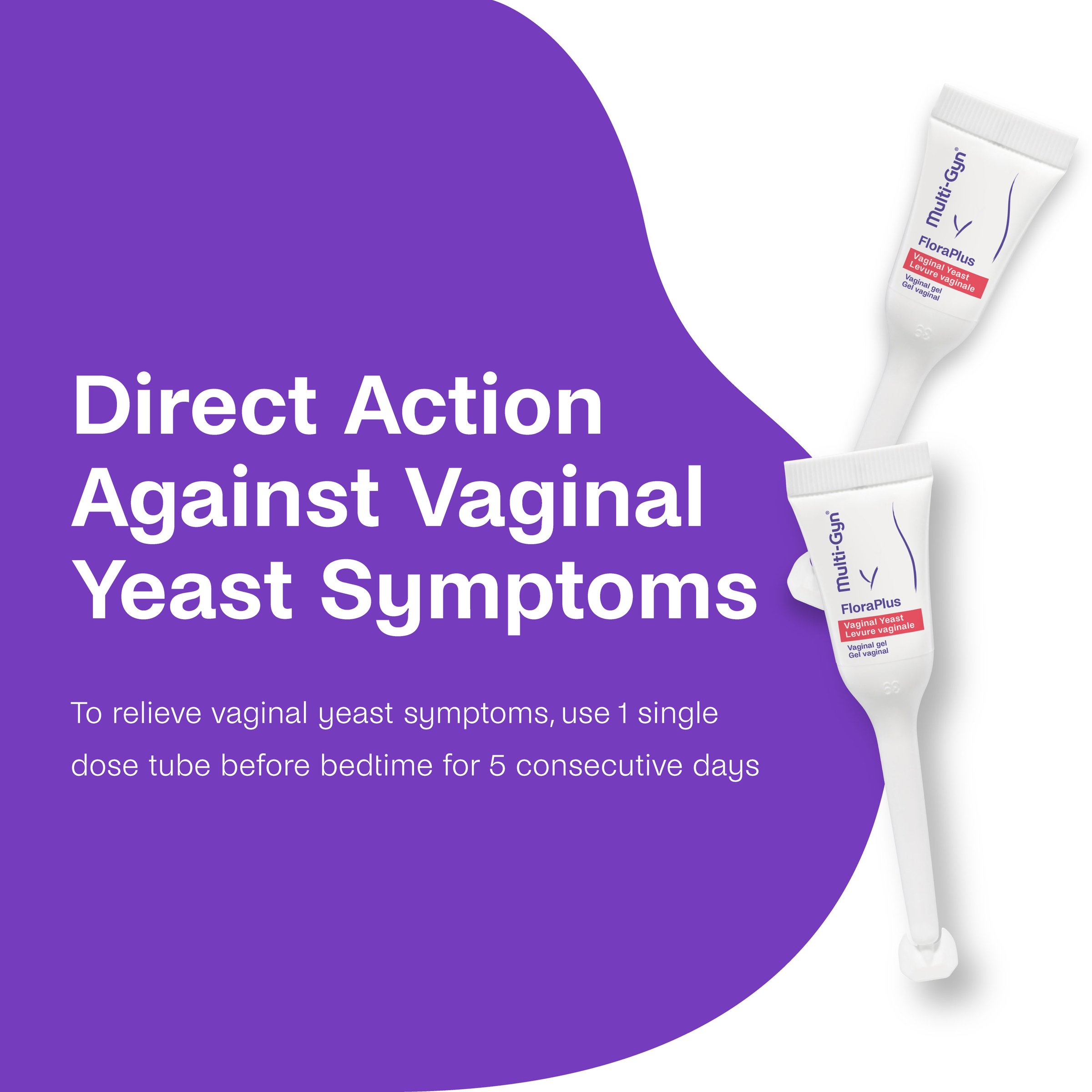 Multi-Gyn Flora Plus Single Dose Tubes 5ml - 5 pack - Image 8