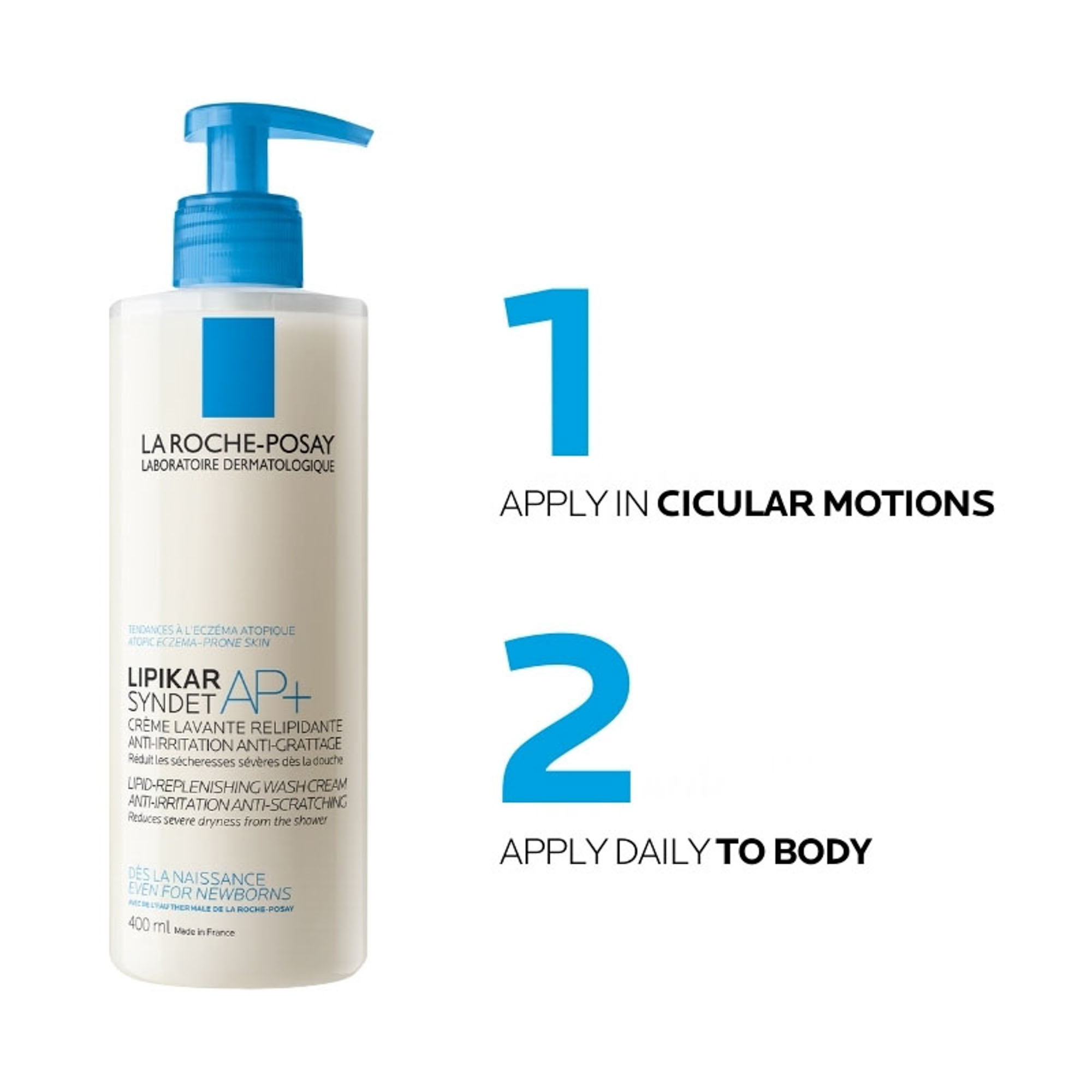 La Roche-Posay Lipikar Syndet AP+T 400ml - Image 5