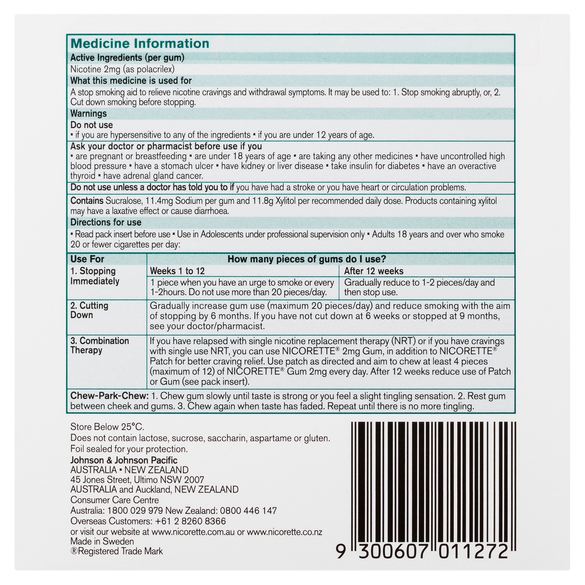 Nicorette Icy Mint Gum 2mg - 150 pieces - Image 2