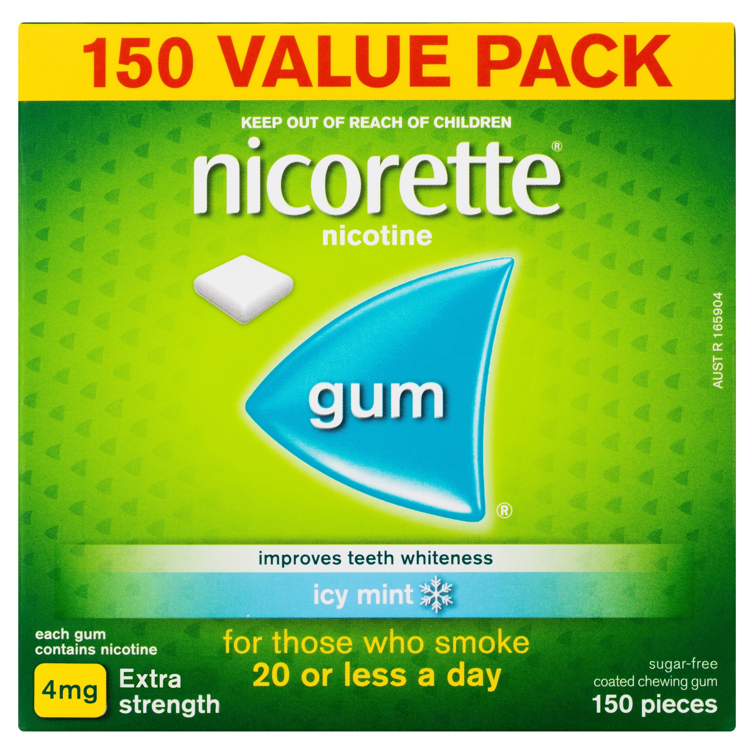 Nicorette Icy Mint Gum 4mg - 150 pieces - Image 1