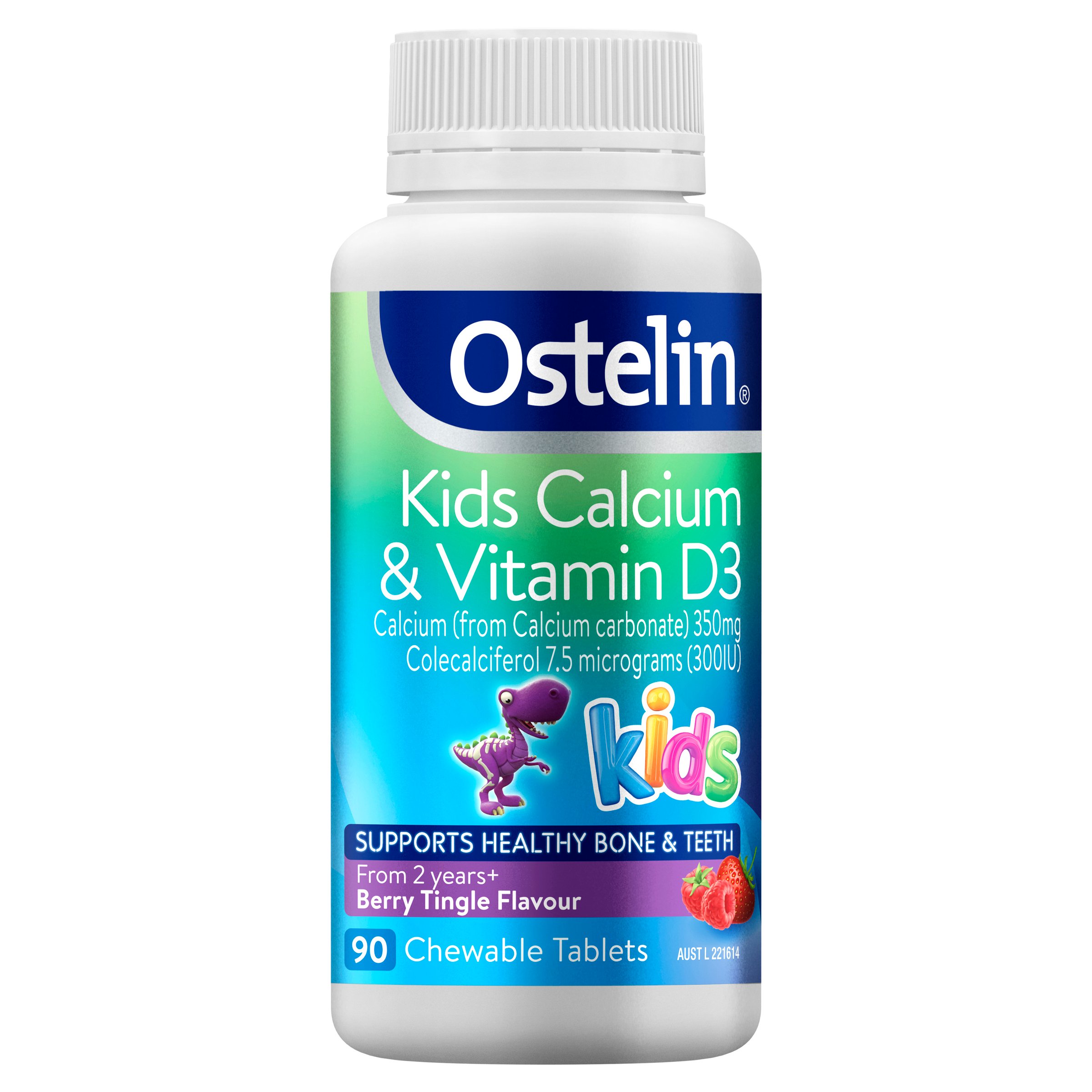 Ostelin Kids Calcium & Vitamin D3 90 chewable tablets - Image 7