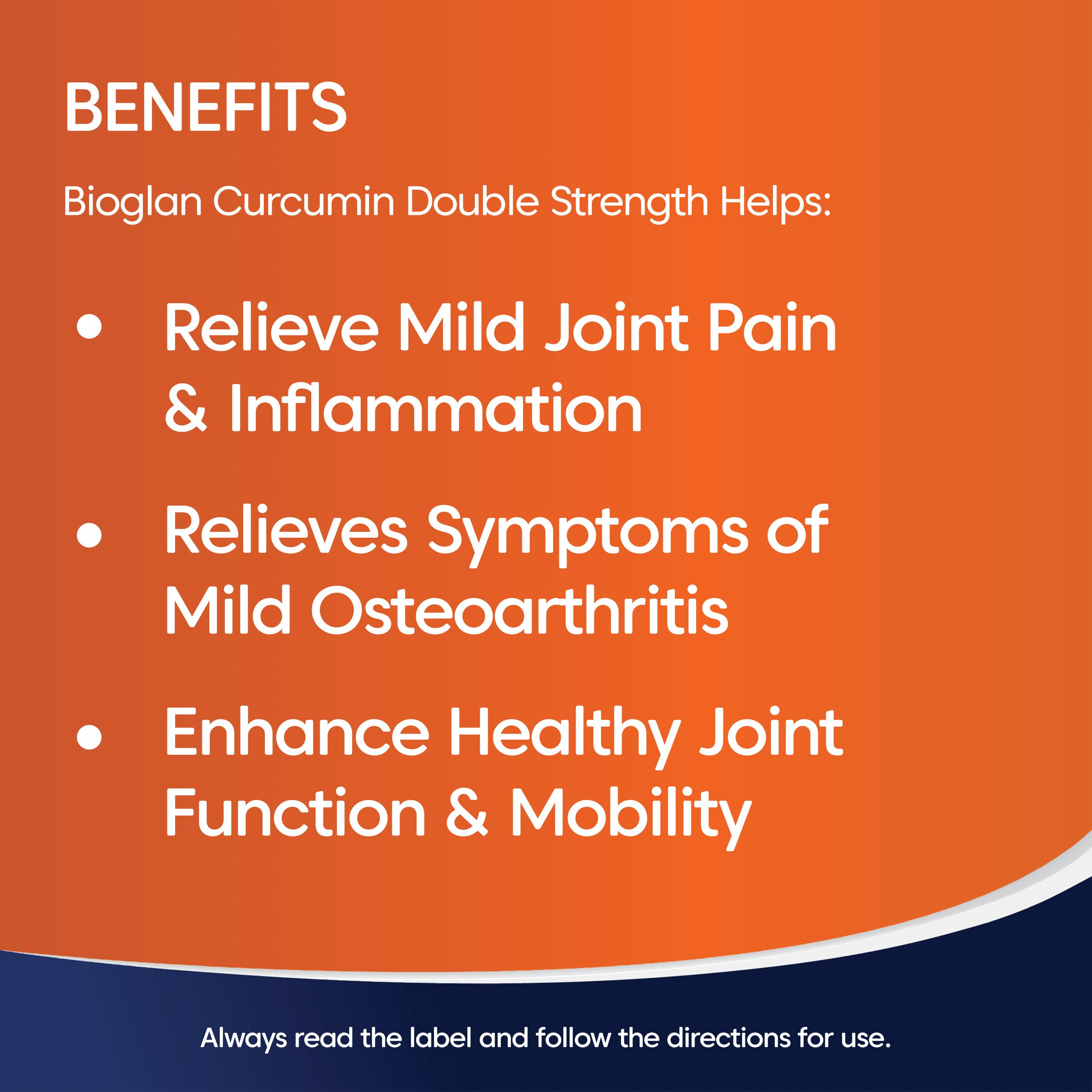 Bioglan Curcumin Double Strength 40 tablets - Image 5