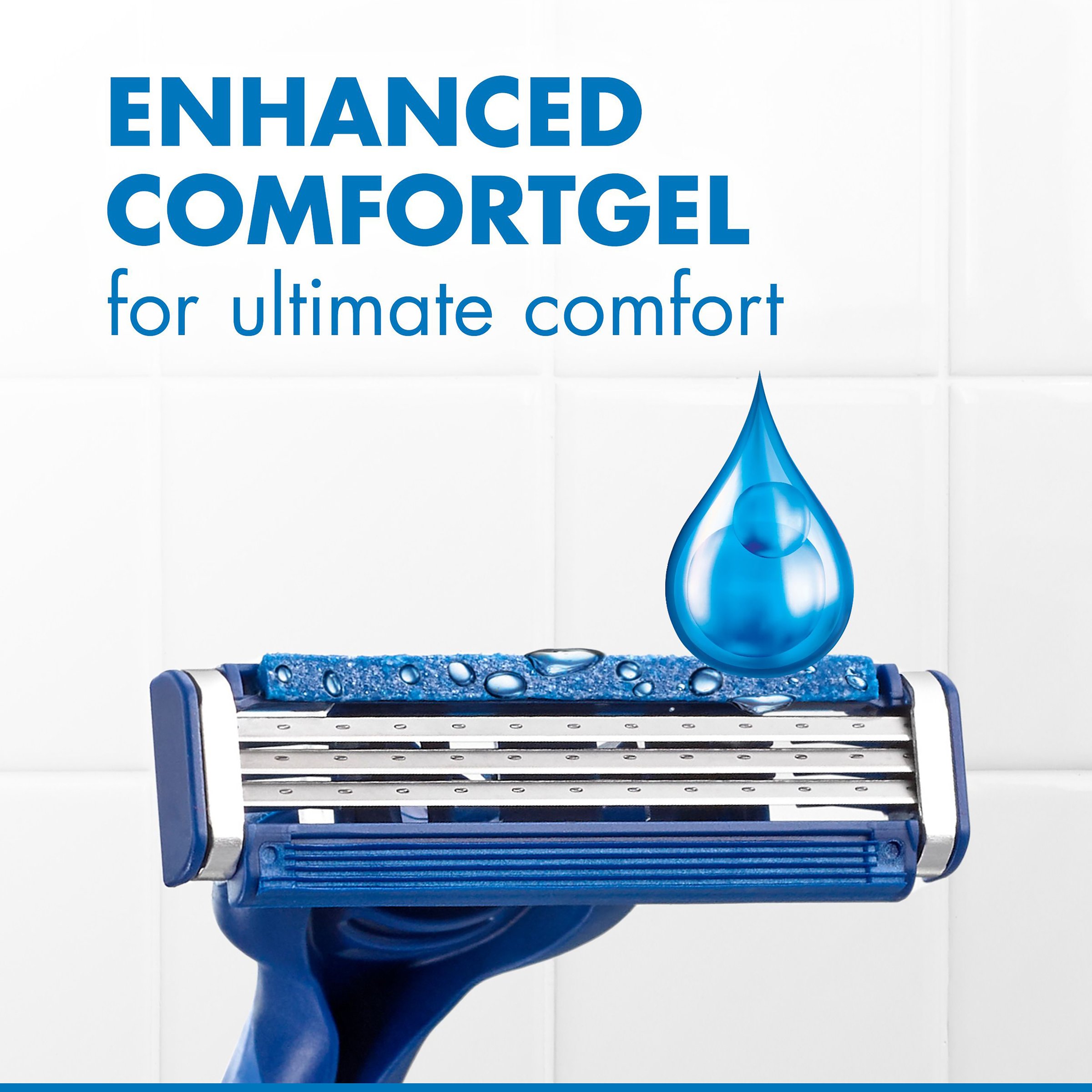 Gillette Sensor 3 Comfort Disposable Razor 4 pack - Image 3
