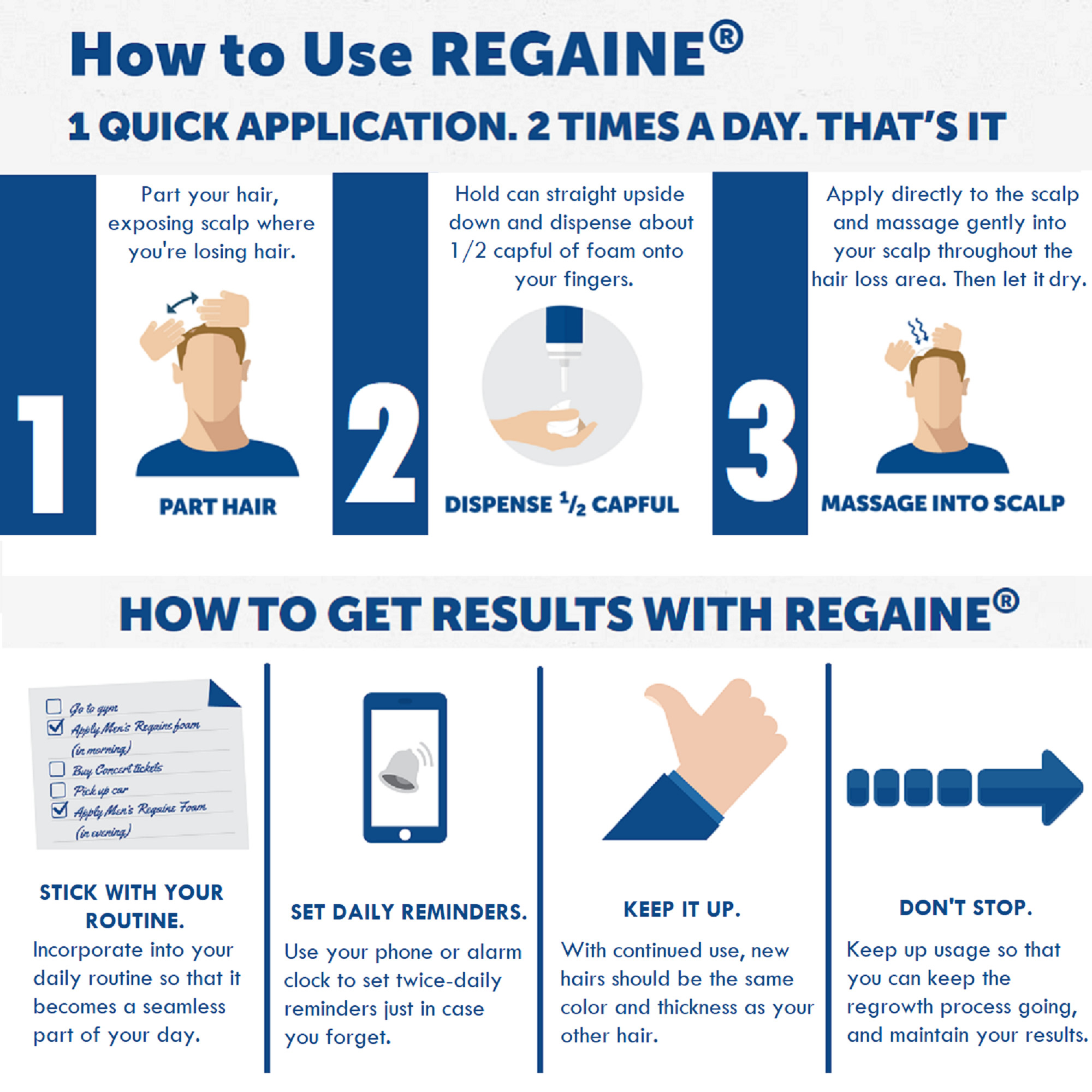 Regaine Men's Extra Strength Foam 4 Months Supply 240g - Image 9
