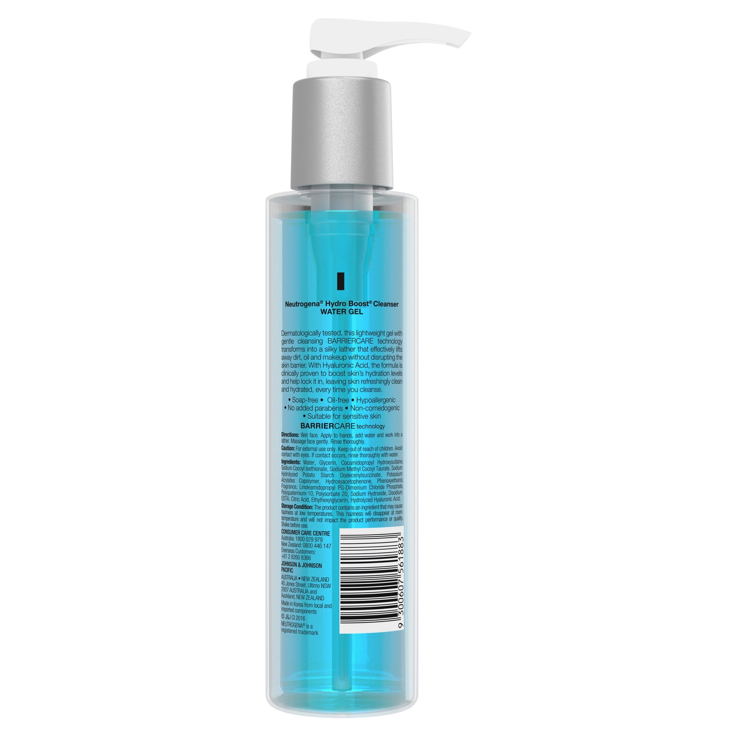 Neutrogena HydroBoost Cleansing Water Gel 145ml - Image 2