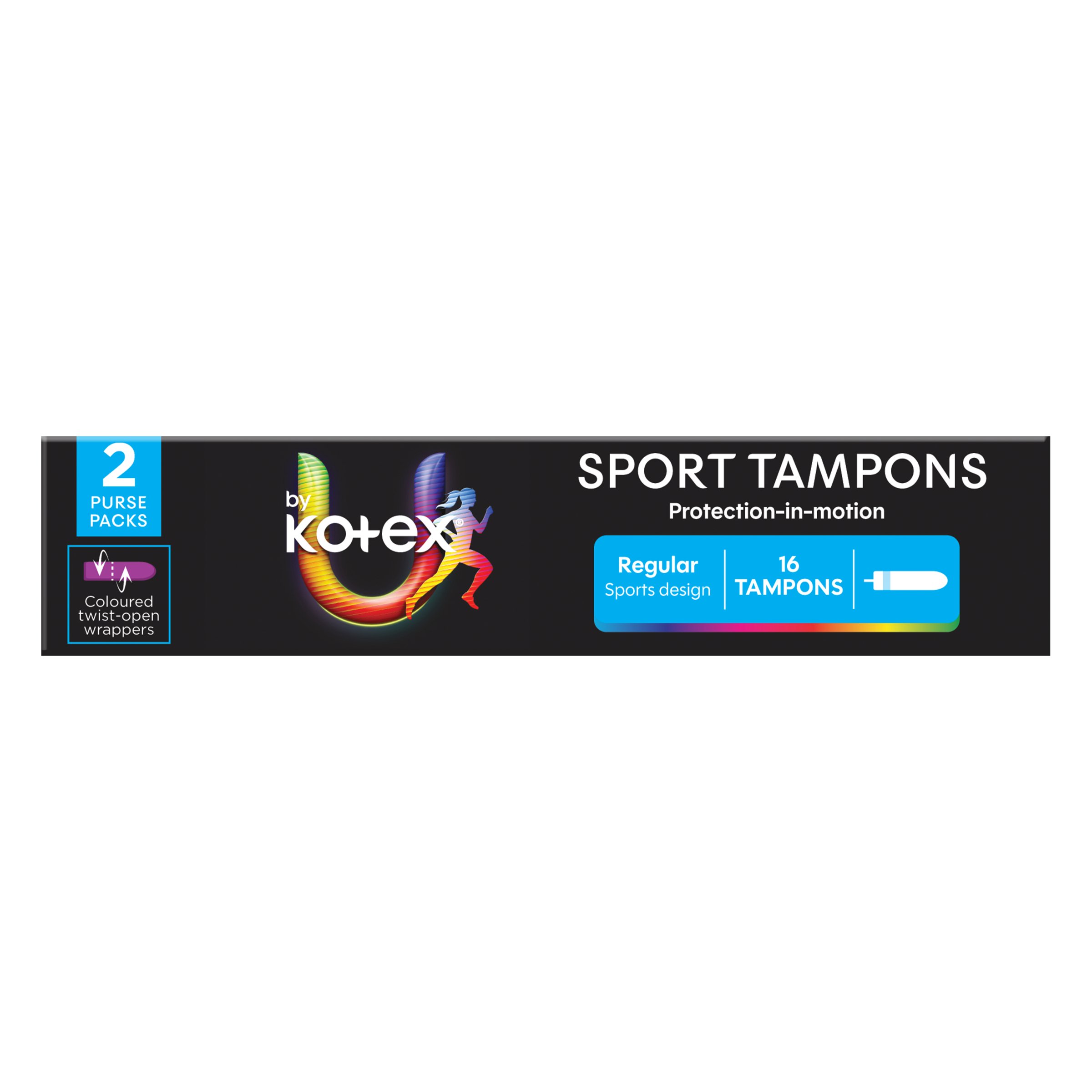 U By Kotex Sport Tampons Regular 16 pack - Image 5